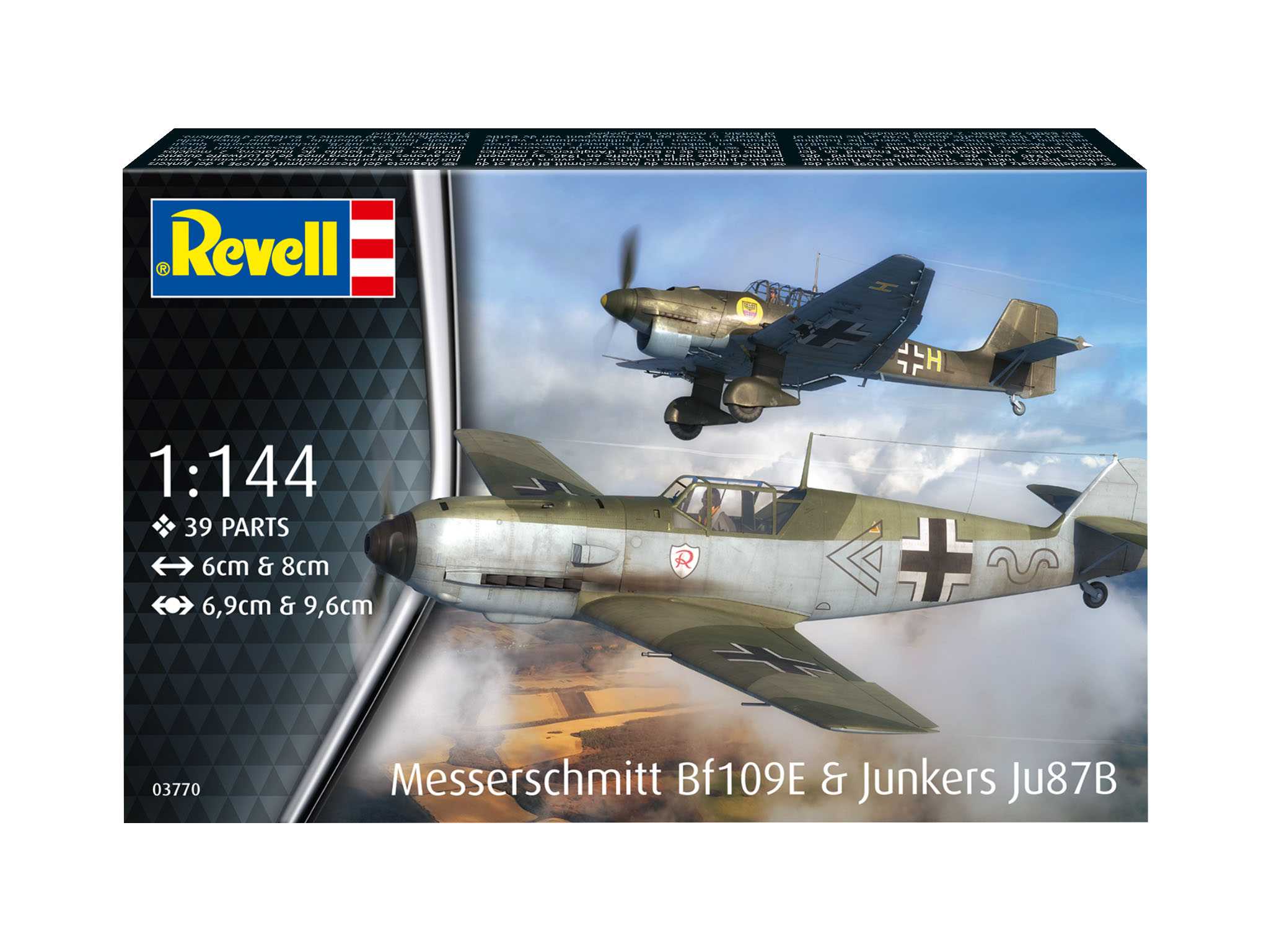 Revell Modellbau Set Messerschmitt Bf109E & Ju87B Stuka - 2 Flugzeug Modelle