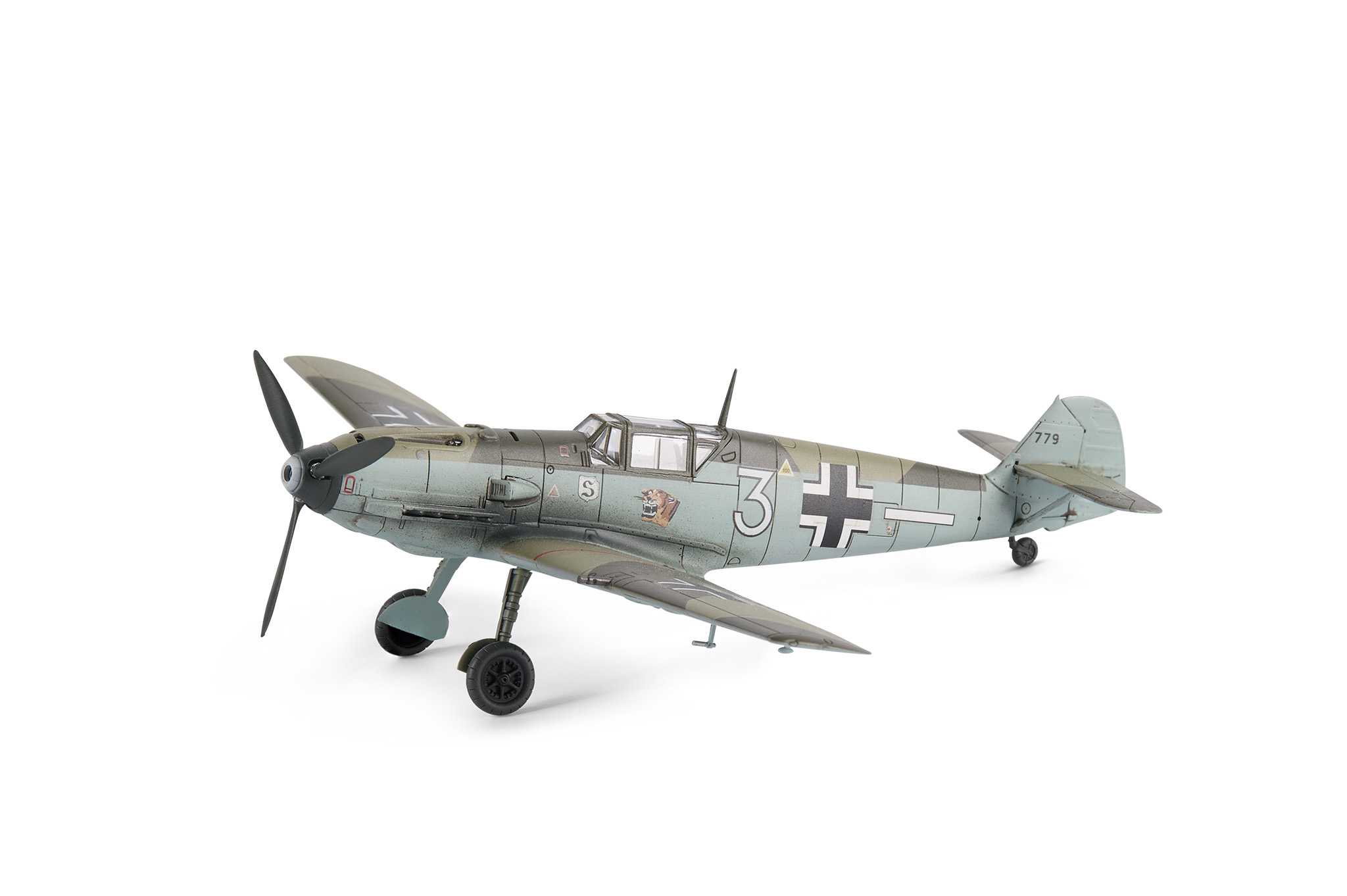 Plastic ModelKit letadlo 03781 - Messerschmitt Bf109E-3 (1:72)
