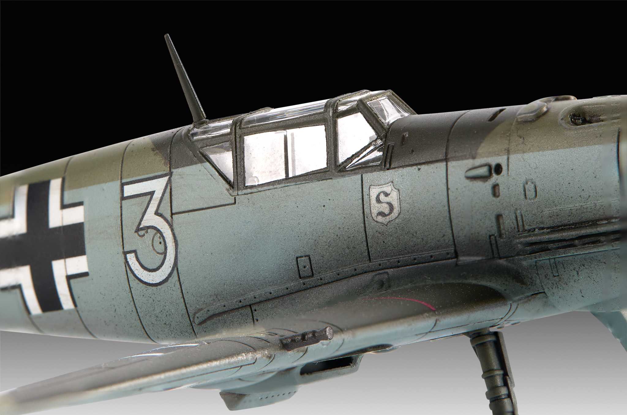 Plastic ModelKit letadlo 03781 - Messerschmitt Bf109E-3 (1:72)