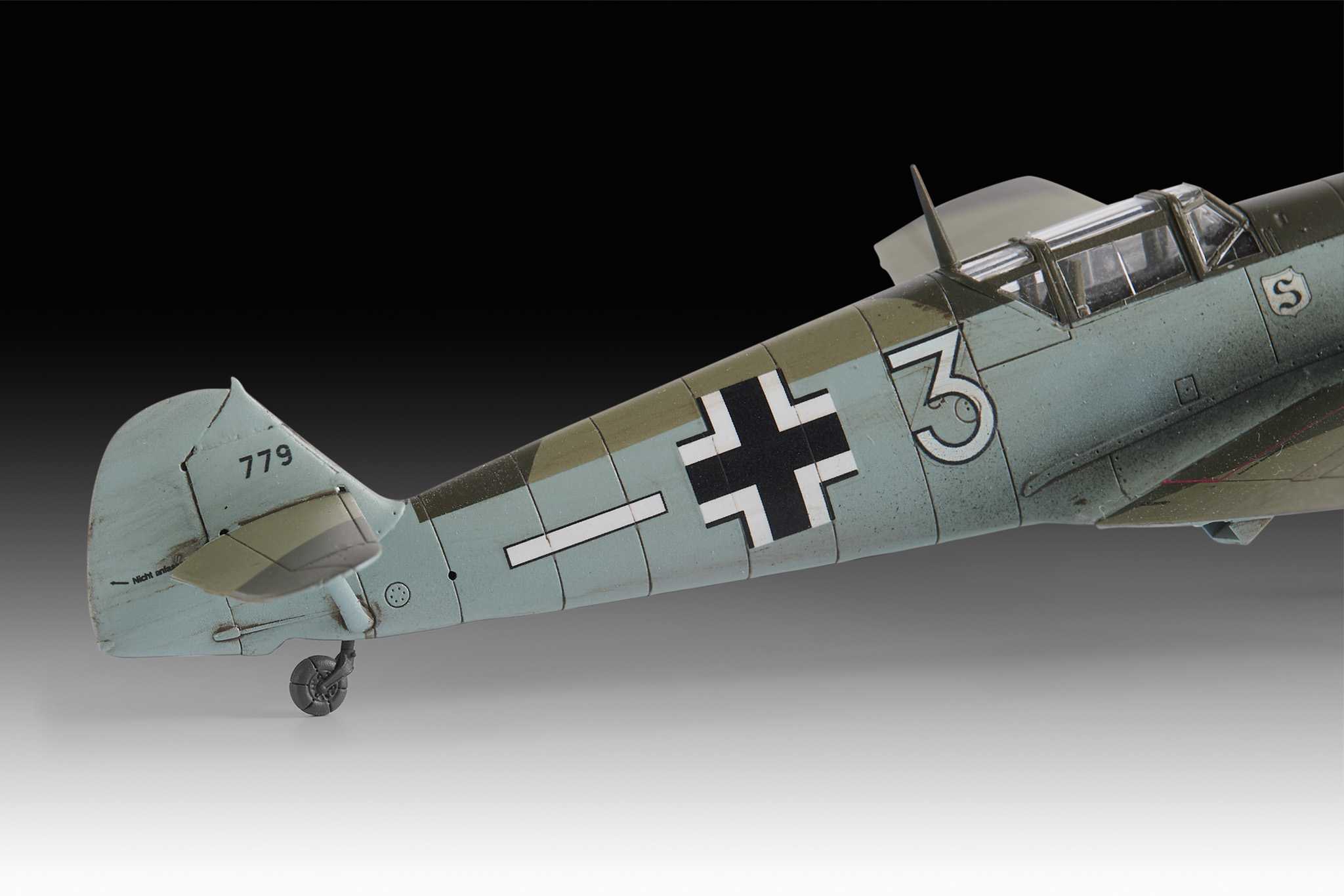 Plastic ModelKit letadlo 03781 - Messerschmitt Bf109E-3 (1:72)