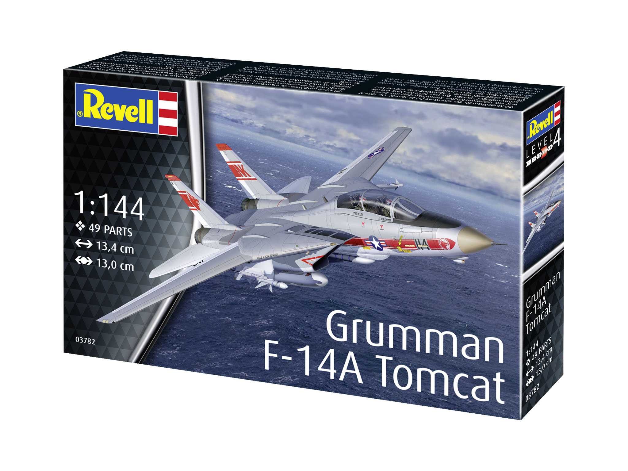 Plastic ModelKit letadlo 03782 - Grumman F-14A Tomcat (1:144)
