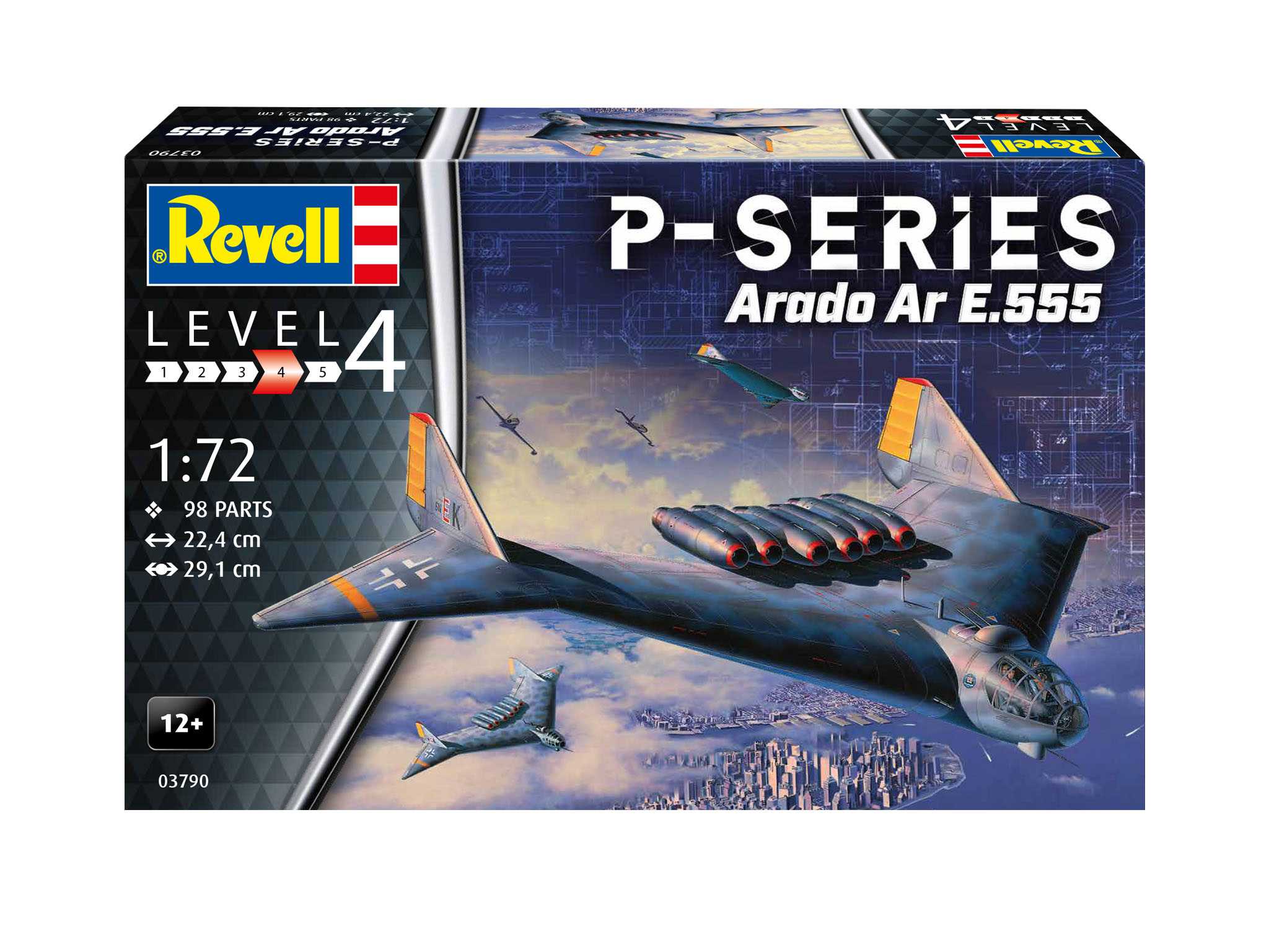 Plastic ModelKit letadlo 03790 - P-Series - AR555 (1:72)