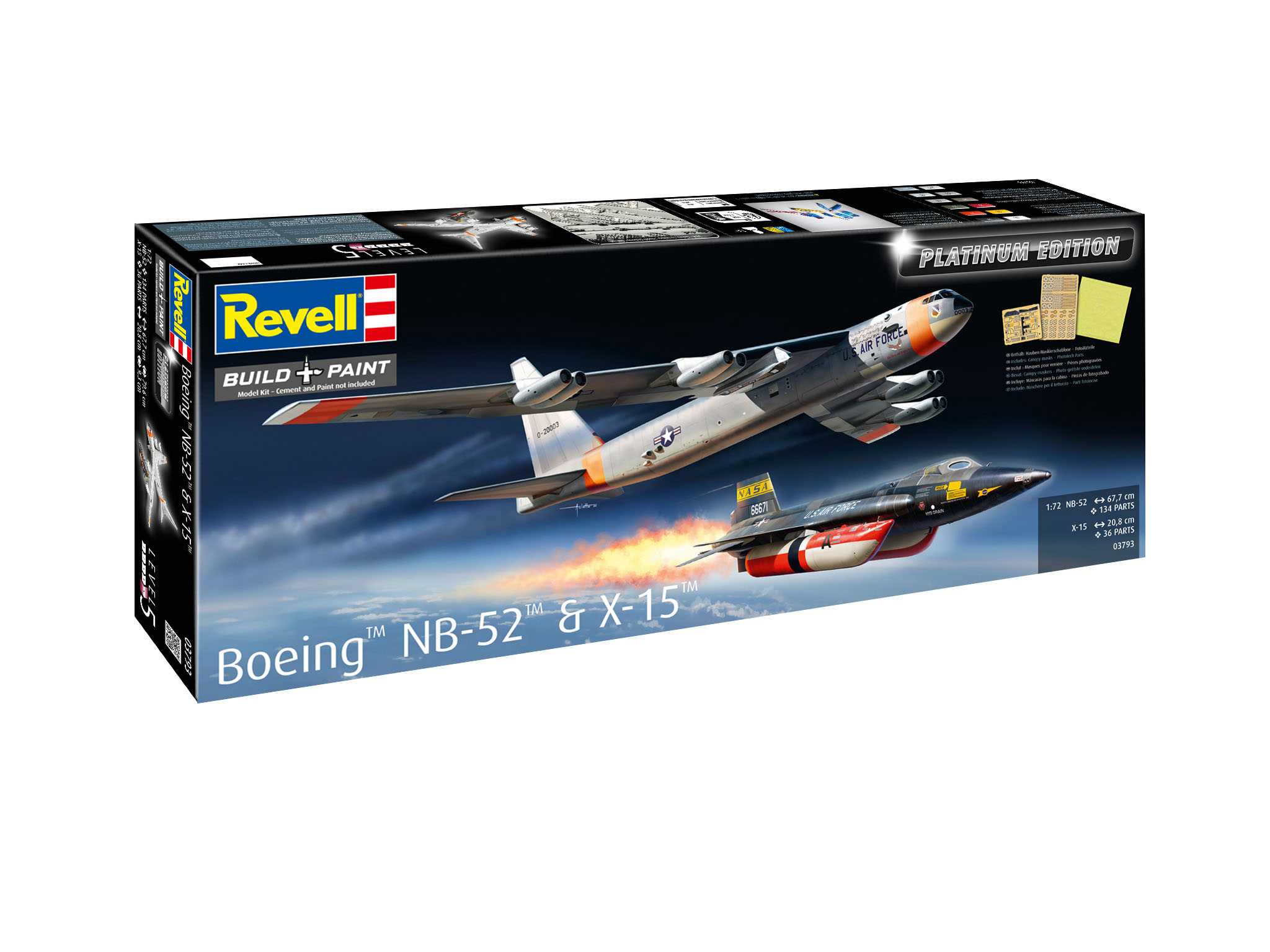 1:72 Boeing NB-52D Stratofortress and X-15 ″Platinum Edition″