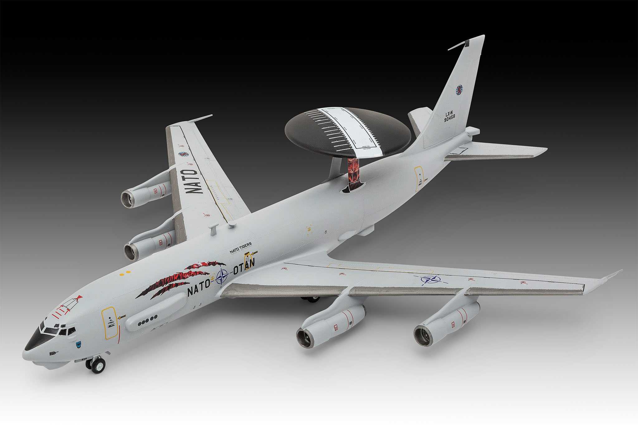 Plastic ModelKit letadlo 03794 - Boeing E-3A (1:144)