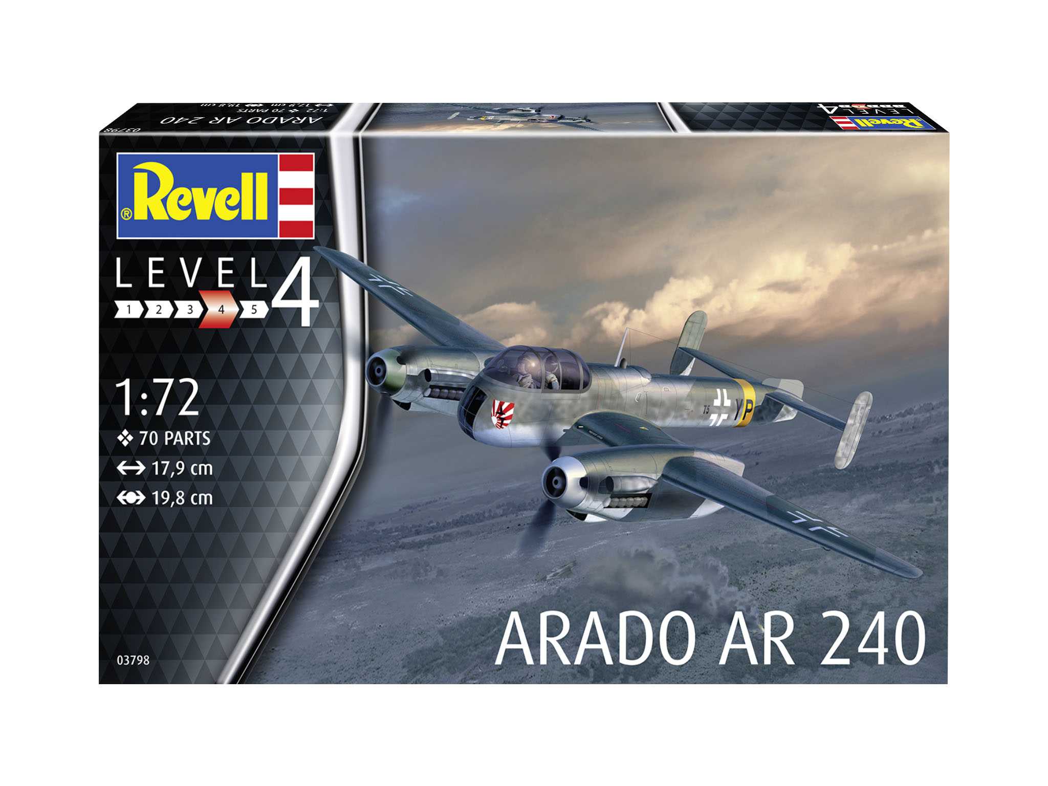 Plastic ModelKit letadlo 03798 - Arado AR-240 (1:72)