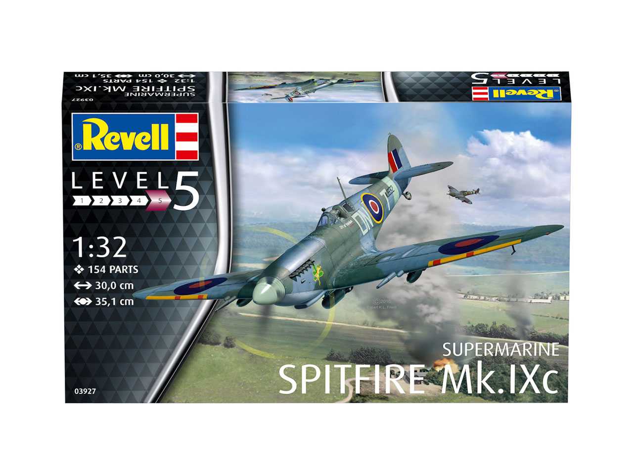 Plastic ModelKit letadlo 03927 - Spitfire Mk.IXC (1:32)