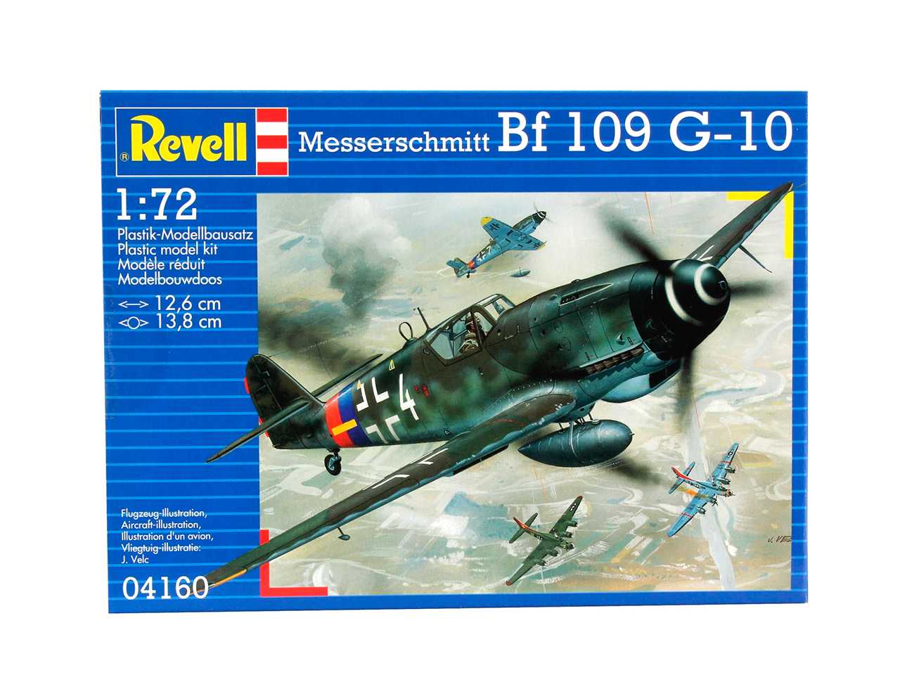 Plastic ModelKit letadlo 04160 - Messerschmitt Bf 109 G-10 (1:72)