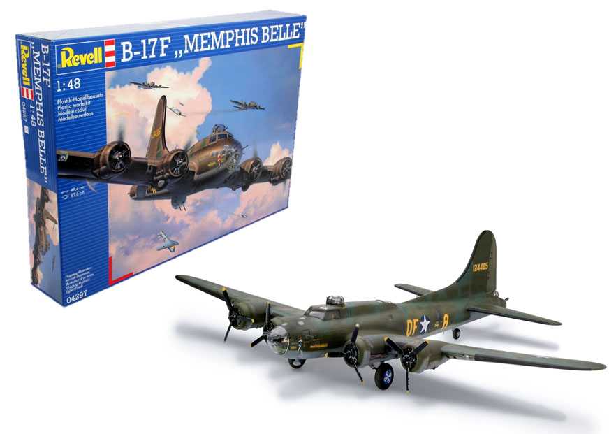 Plastic ModelKit letadlo 04279 - B-17F "Memphis Belle" (1:72)