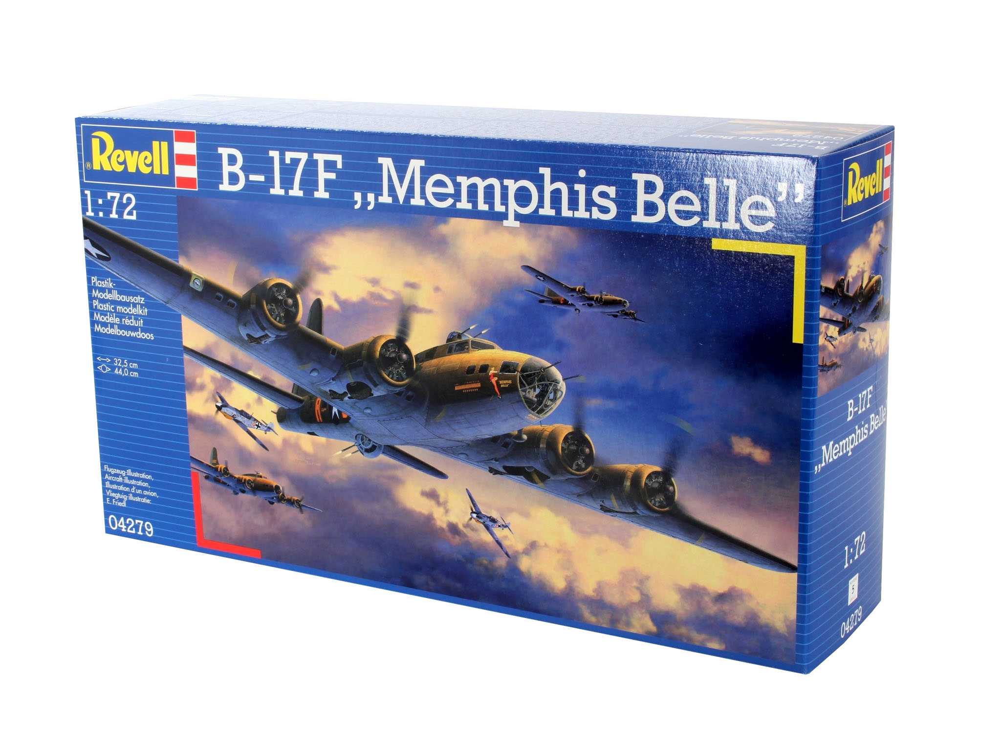 Plastic ModelKit letadlo 04279 - B-17F "Memphis Belle" (1:72)