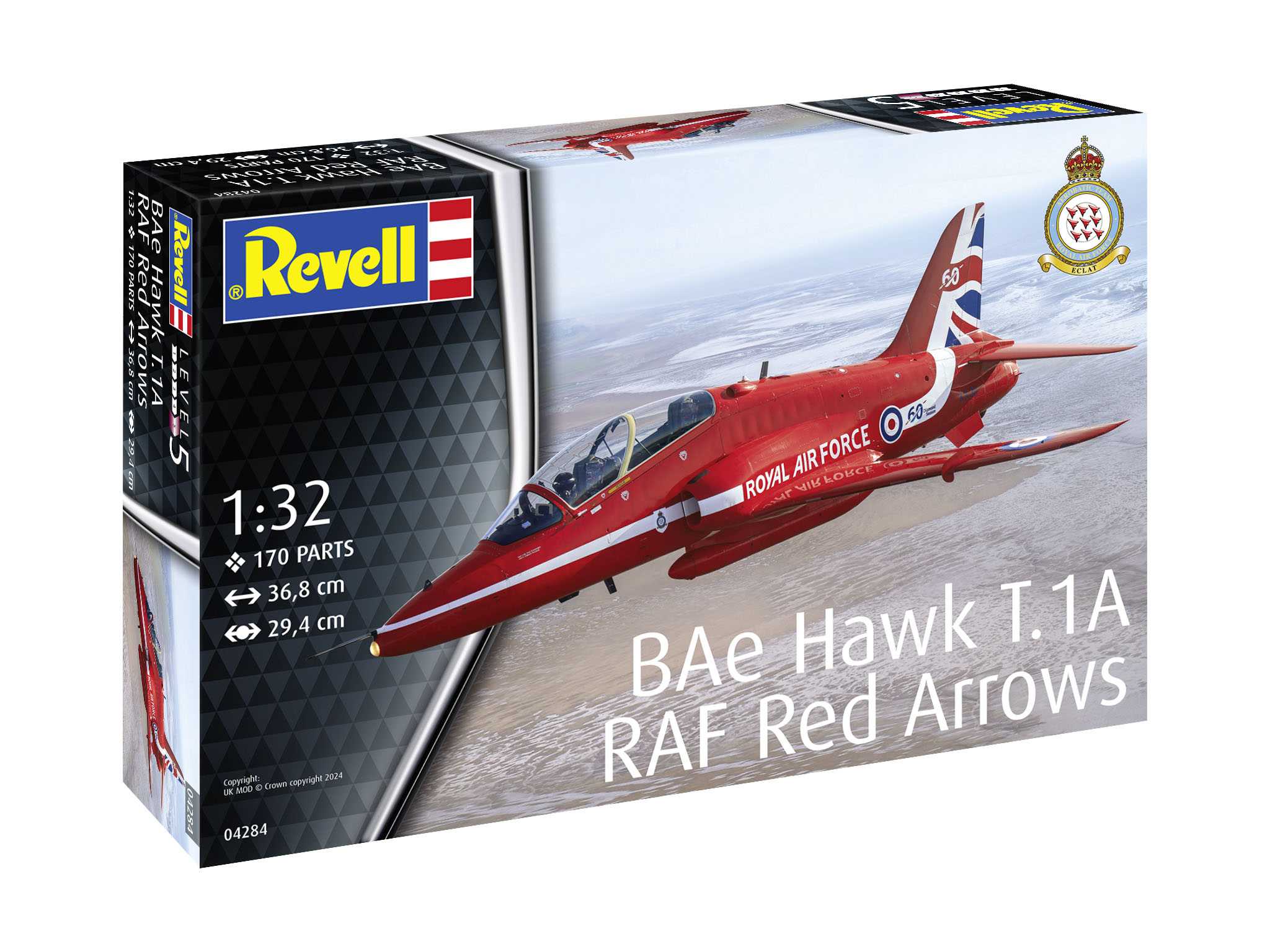 Plastic ModelKit lietadlo 04284 - BAe Hawk "Red Arrows" (1:32) 18-3926