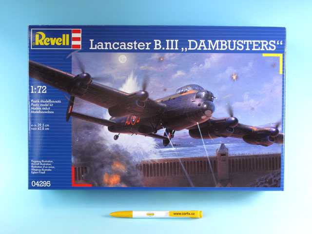 Plastic ModelKit lietadlo 04295 - Avro Lancaster "DAMBUSTERS" (1:72) 18-3927