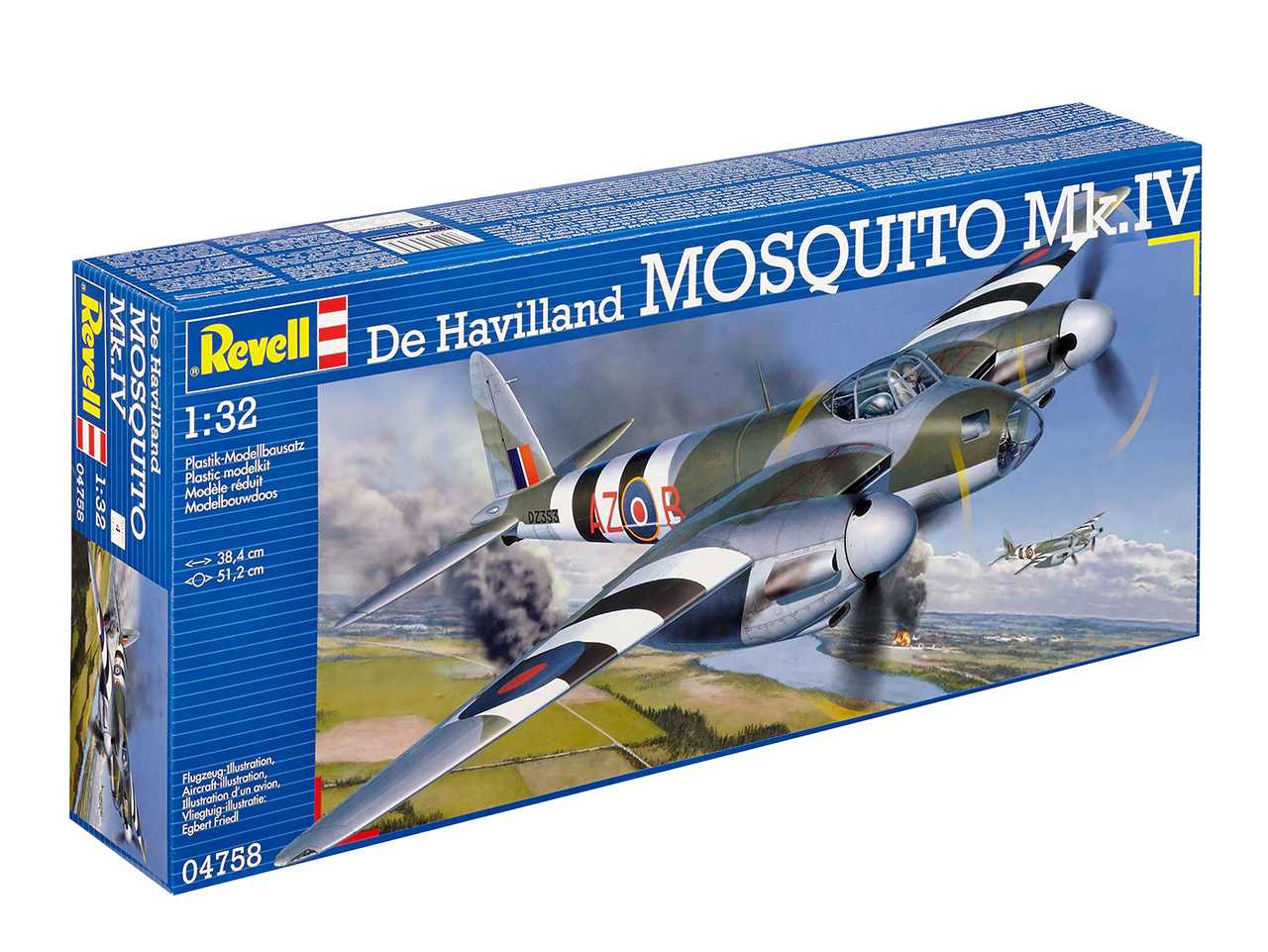 Plastic ModelKit letadlo 04758 - Mosquito Mk. IV (1:32)
