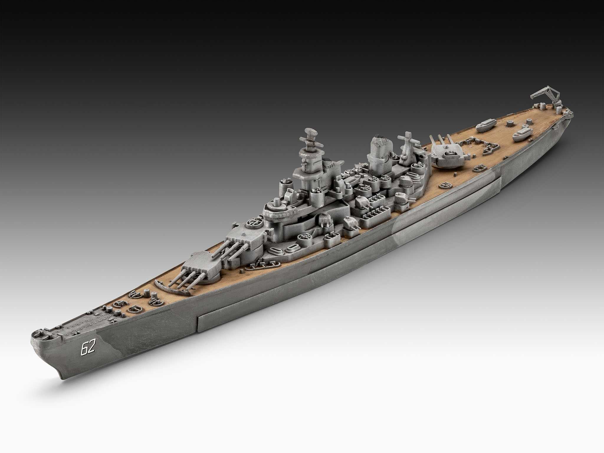 Plastic ModelKit loď 05183 - USS New Jersey (1:1200)