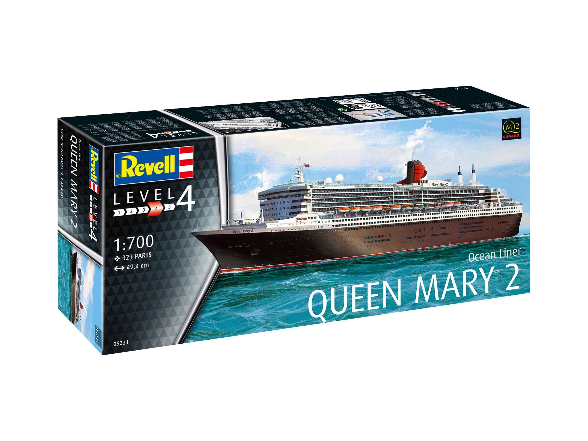 Plastic ModelKit loď 05231 - Queen Mary 2 (1:700) 18-05231
