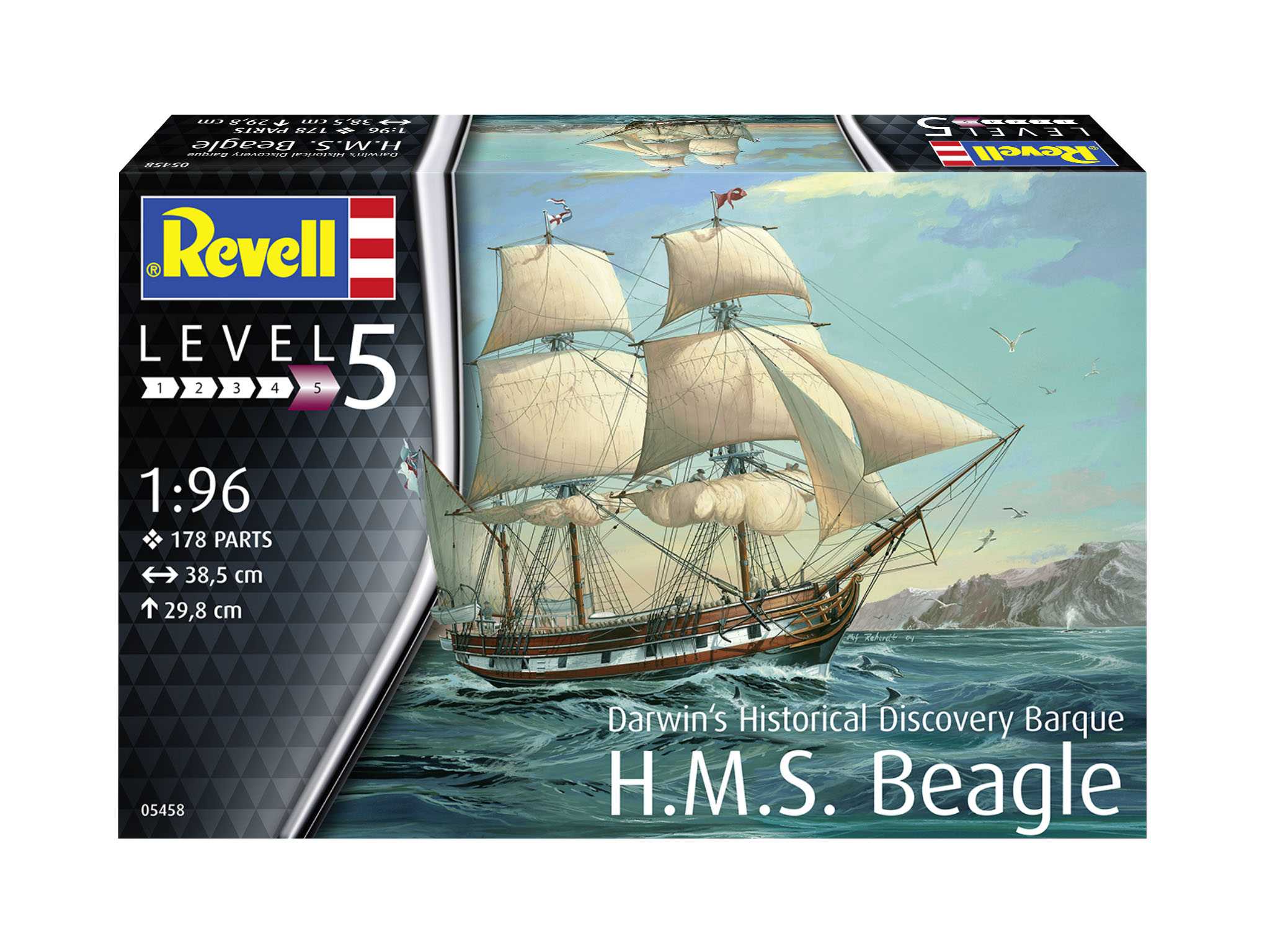 Plastic ModelKit loď 05458 - H.M.S. Beagle (1:96)