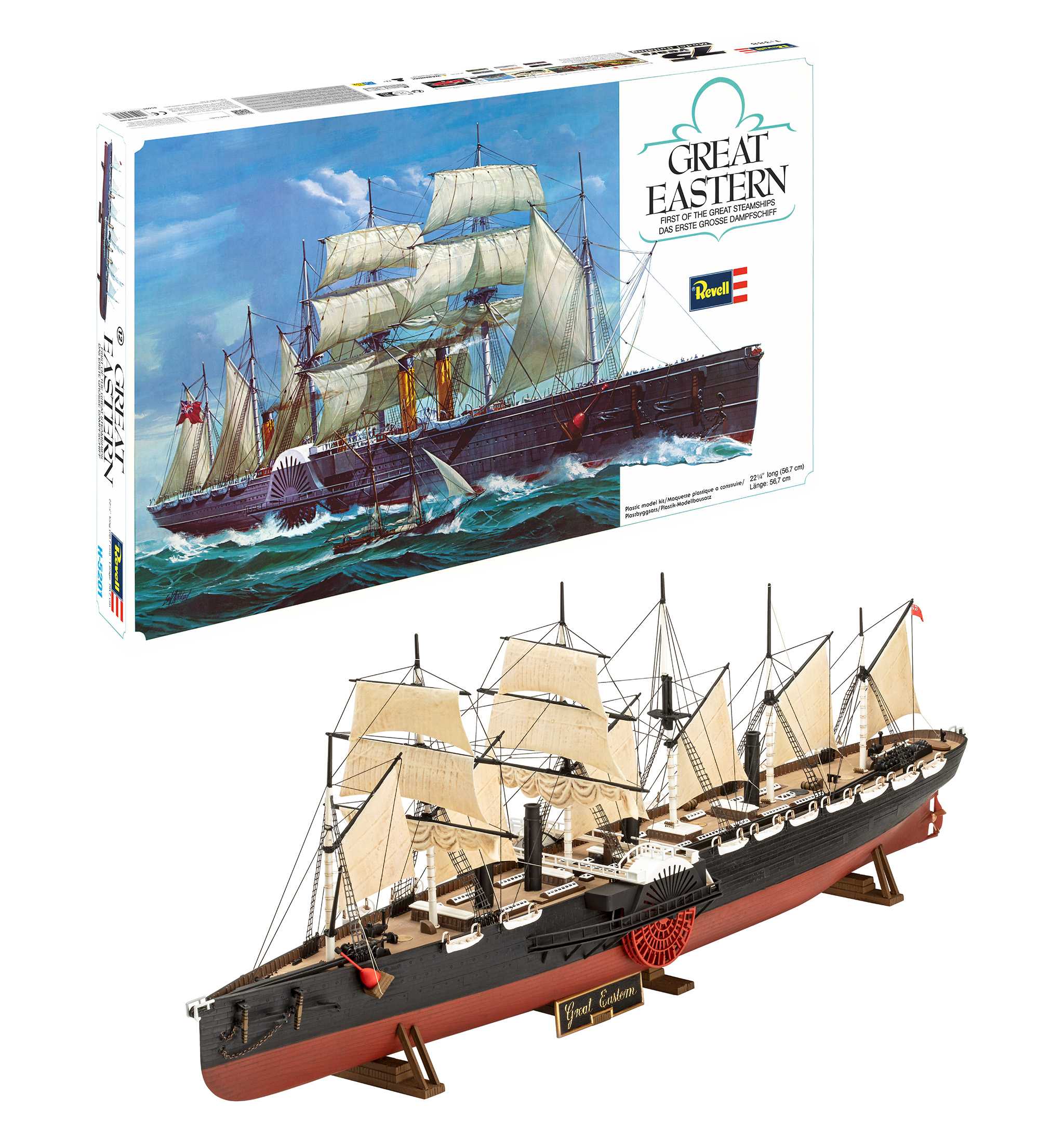 Plastic ModelKit loď 05608 - Great Eastern - 75 Years Plastic Modelling (1:388)