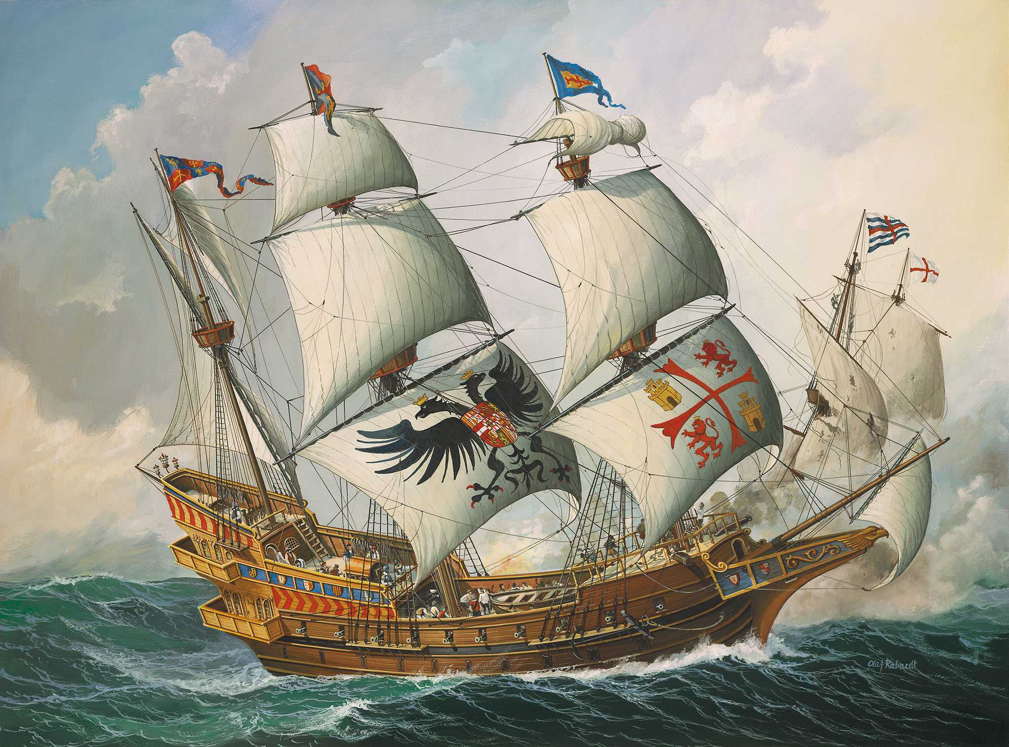 Plastic ModelKit loď 05620 - Spanish Galleon (1:96)