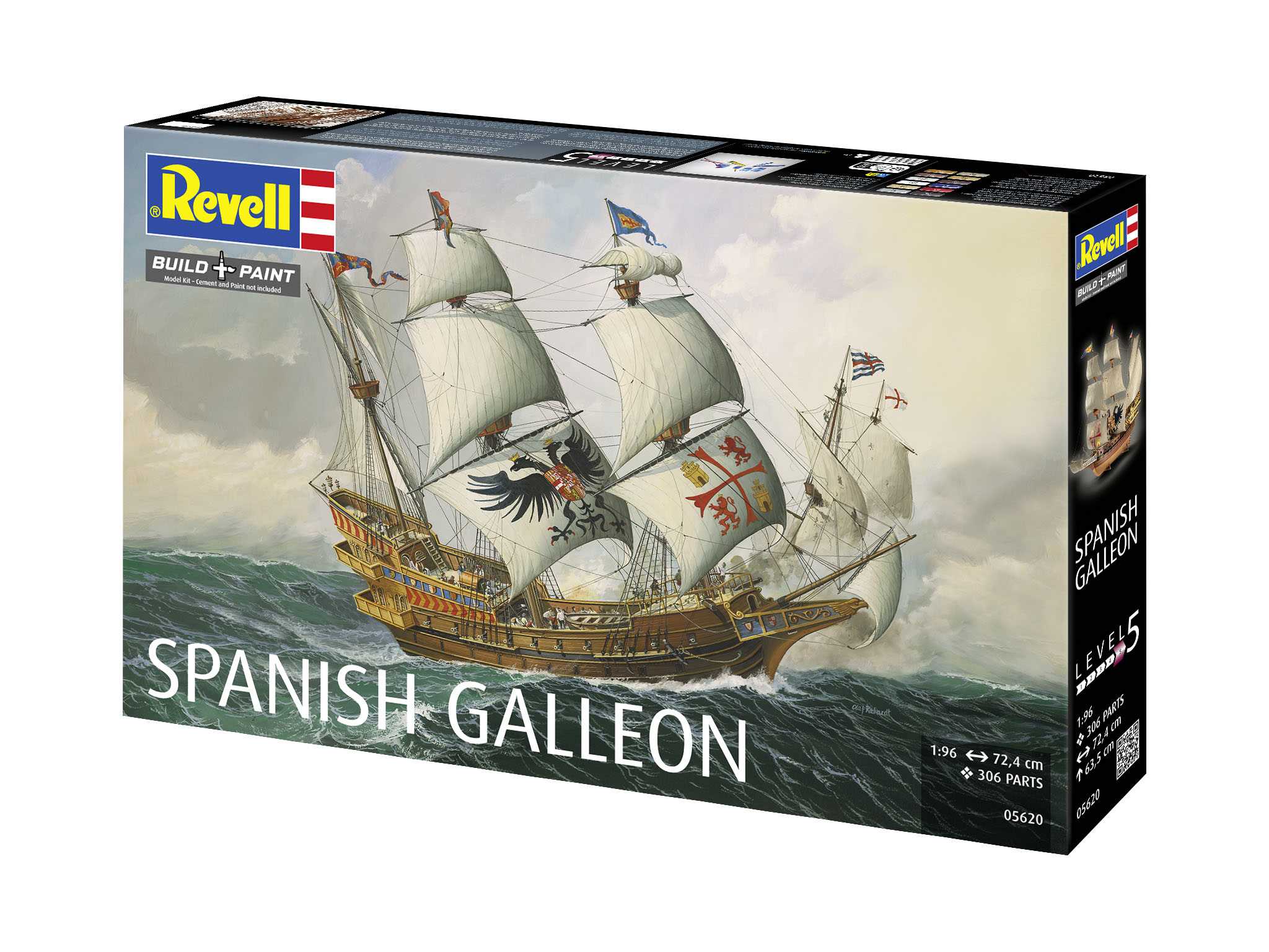 Plastic ModelKit loď 05620 - Spanish Galleon (1:96)