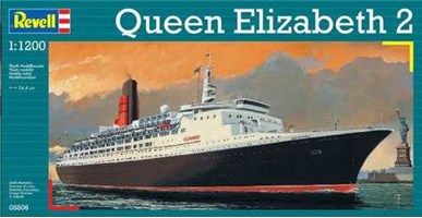 Plastic ModelKit loď 05806 - 'Queen Elizabeth II (1:1200)