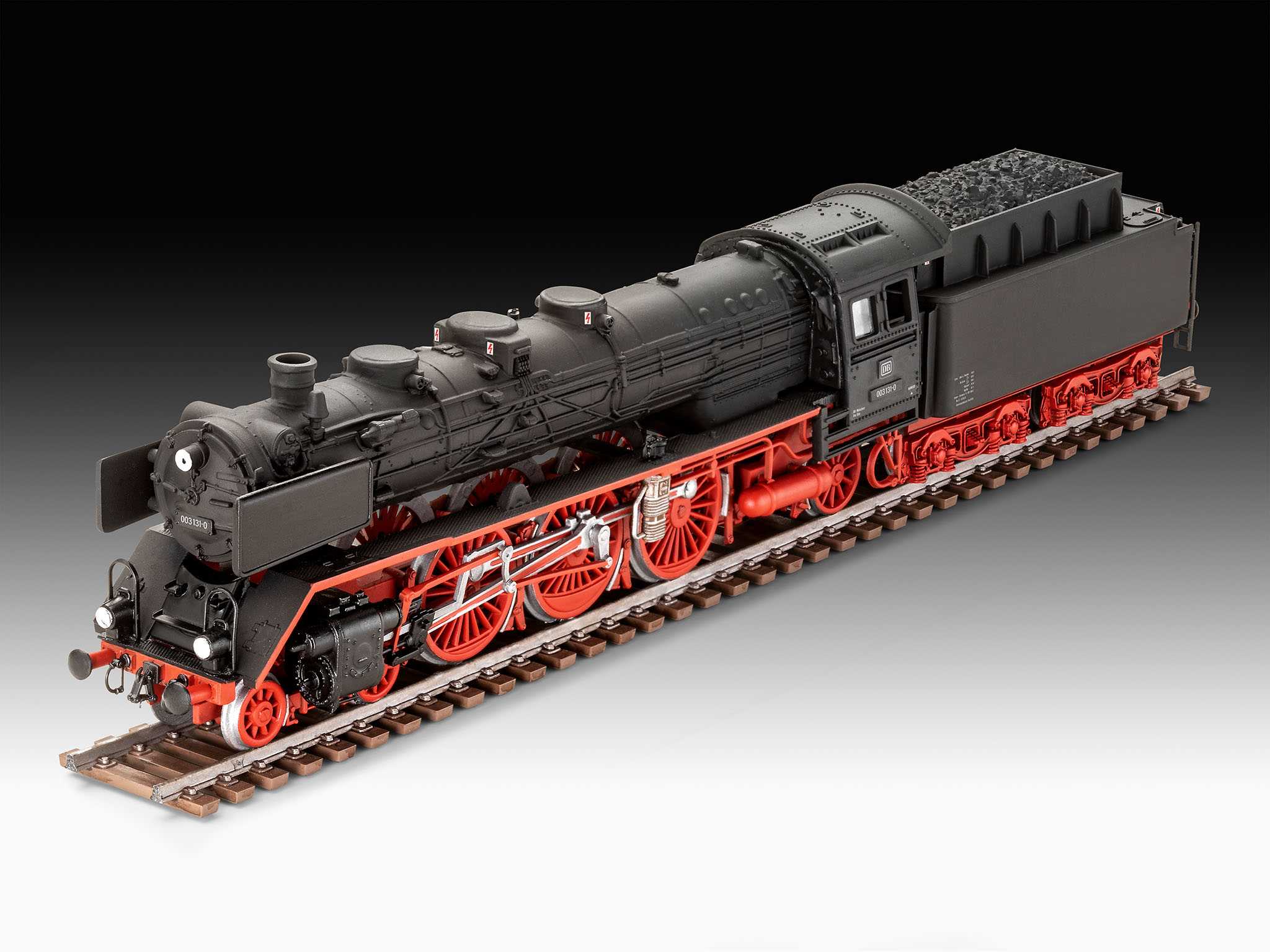 Plastic ModelKit lokomotiva 02166 - Standard express locomotive 03 class with tender (1:87)