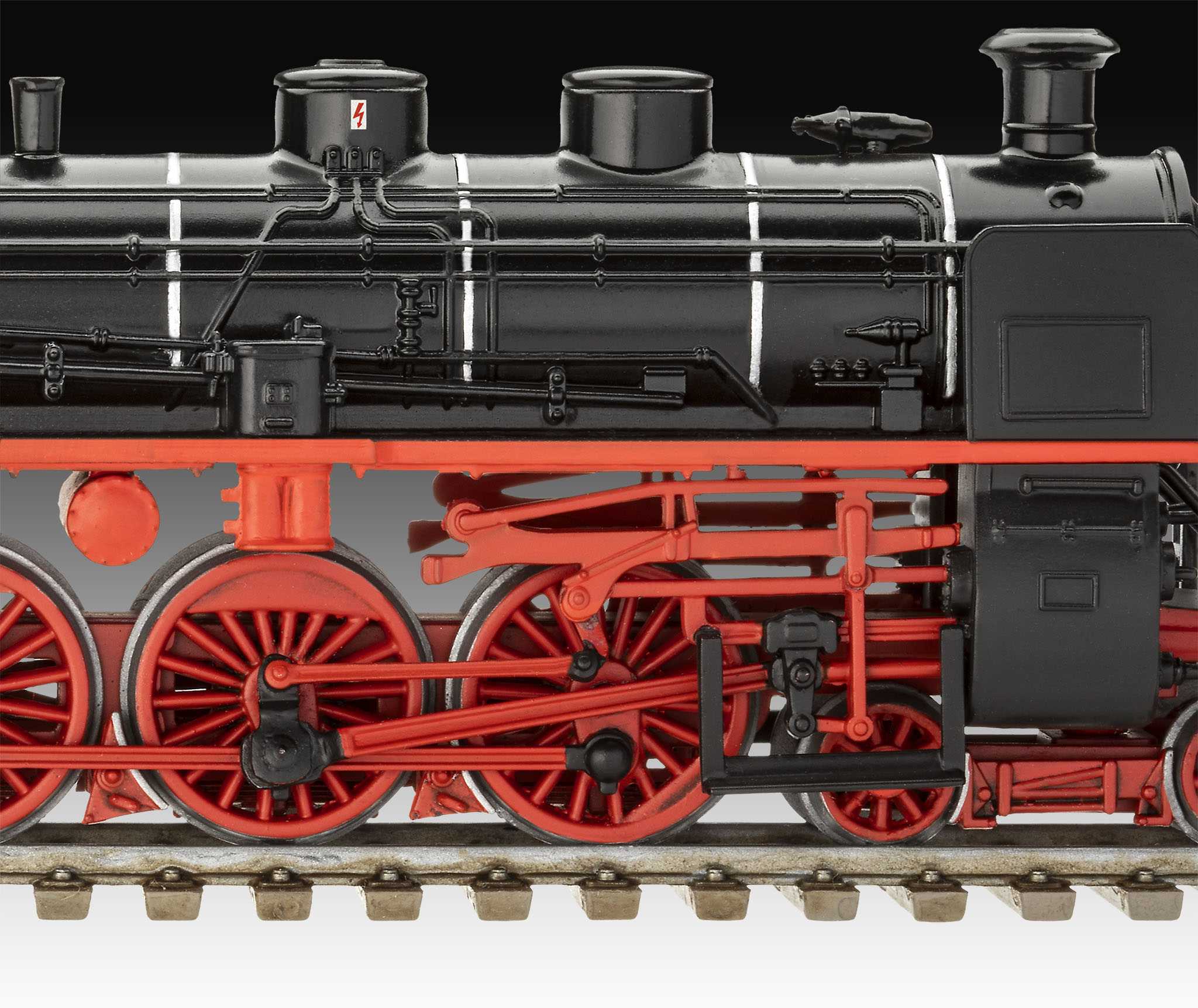Plastic ModelKit lokomotiva 02167 - Express Locomotive BR 18 505 with Tender 2'3' T38 (1:87)