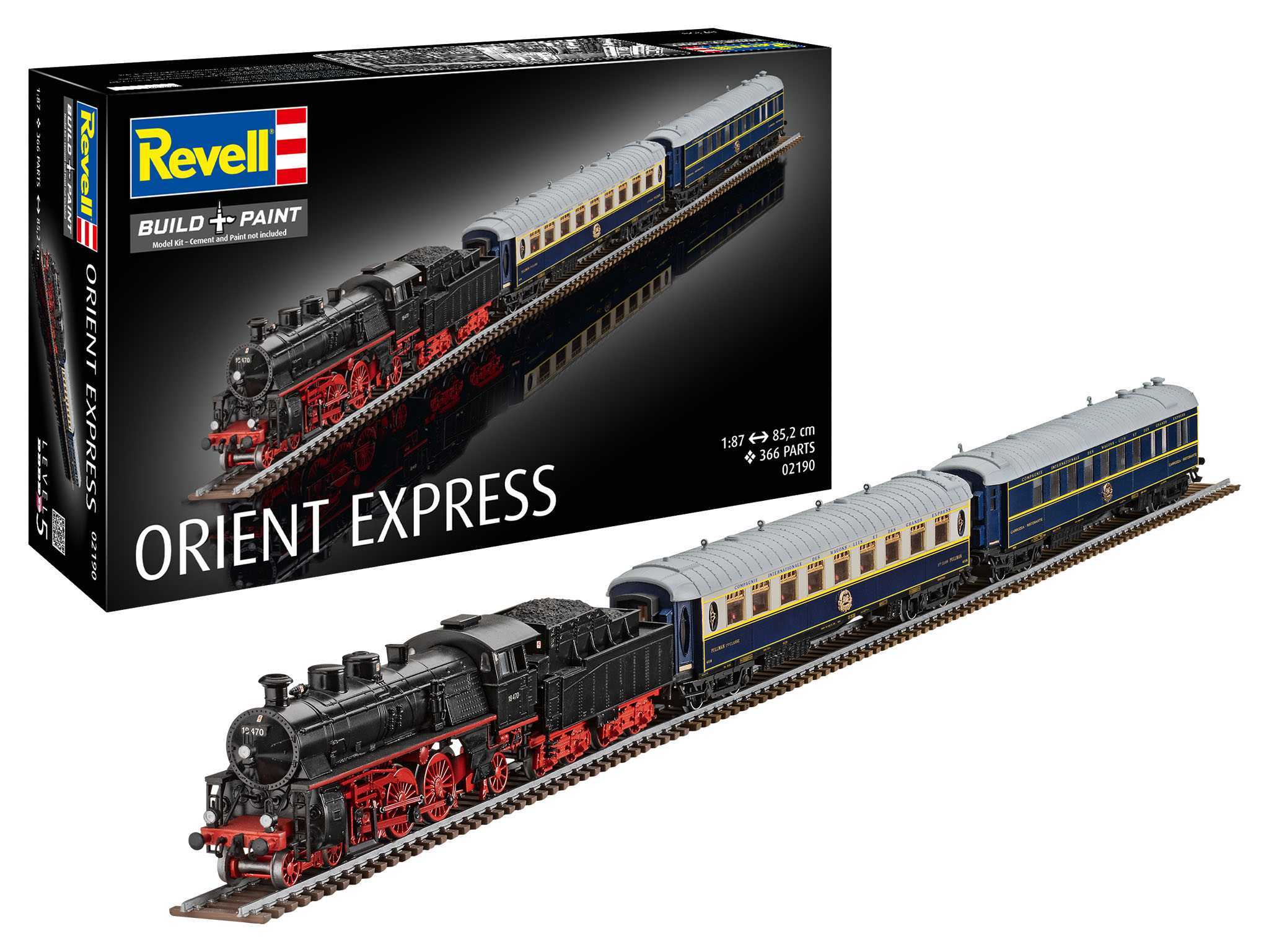 Plastic ModelKit lokomotiva 02190 - Orient Express (1:87)