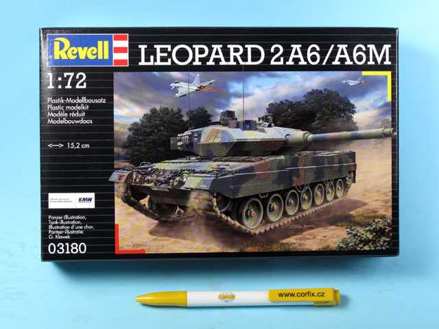 Plastic ModelKit military 03180 - "Leopard" 2 A6M (1:72) 18-3905