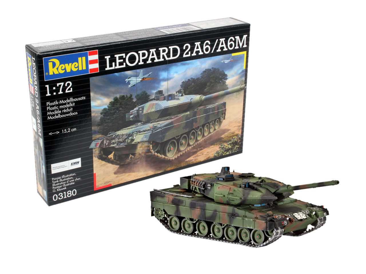 Plastic ModelKit military 03180 - "Leopard" 2 A6M (1:72)
