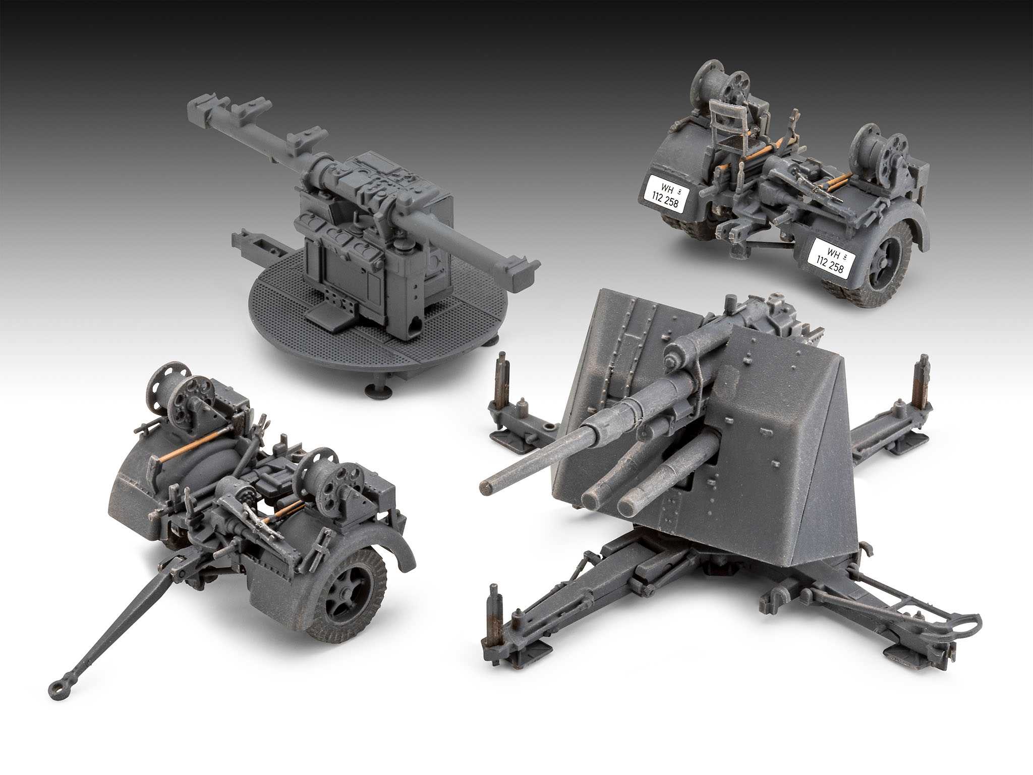 Plastic ModelKit military 03325 - 8,8 cm Flak 37 + Sd.Anh.202 (1:72)