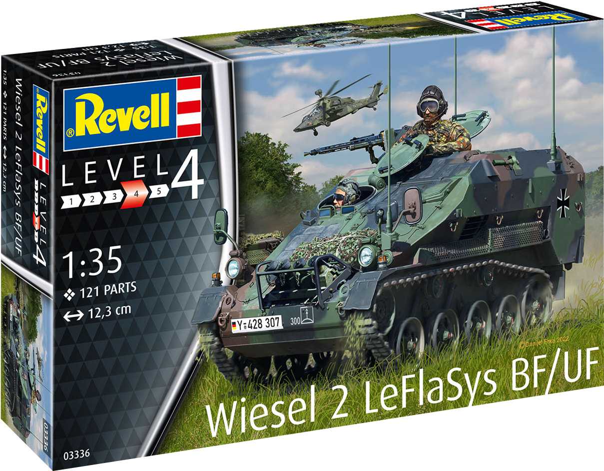 Plastic ModelKit military 03336 - Wiesel 2 LeFlaSys BF/UF (1:35) 18-03336