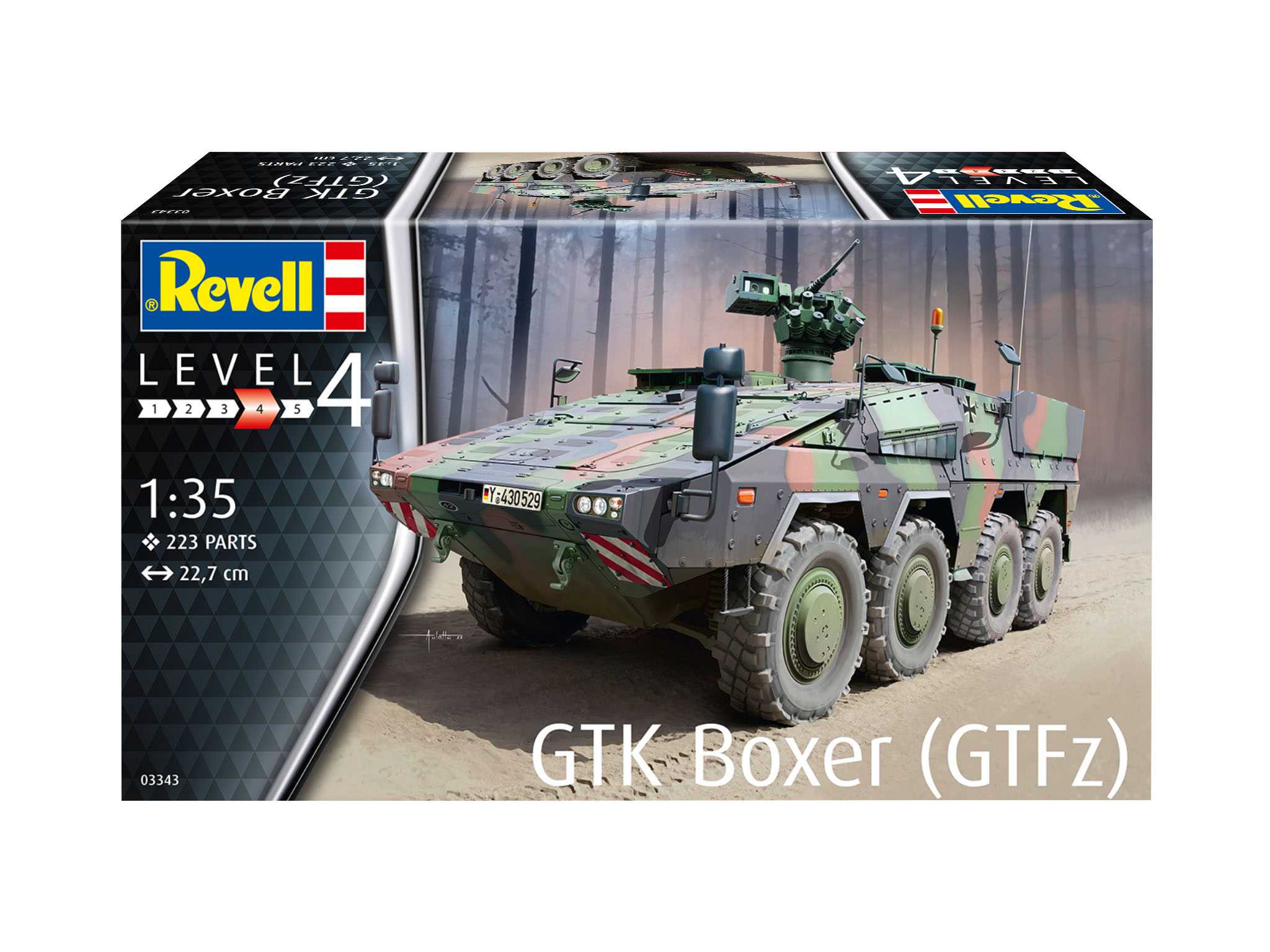 Plastic ModelKit military 03343 - GTK Boxer GTFz (1:35)