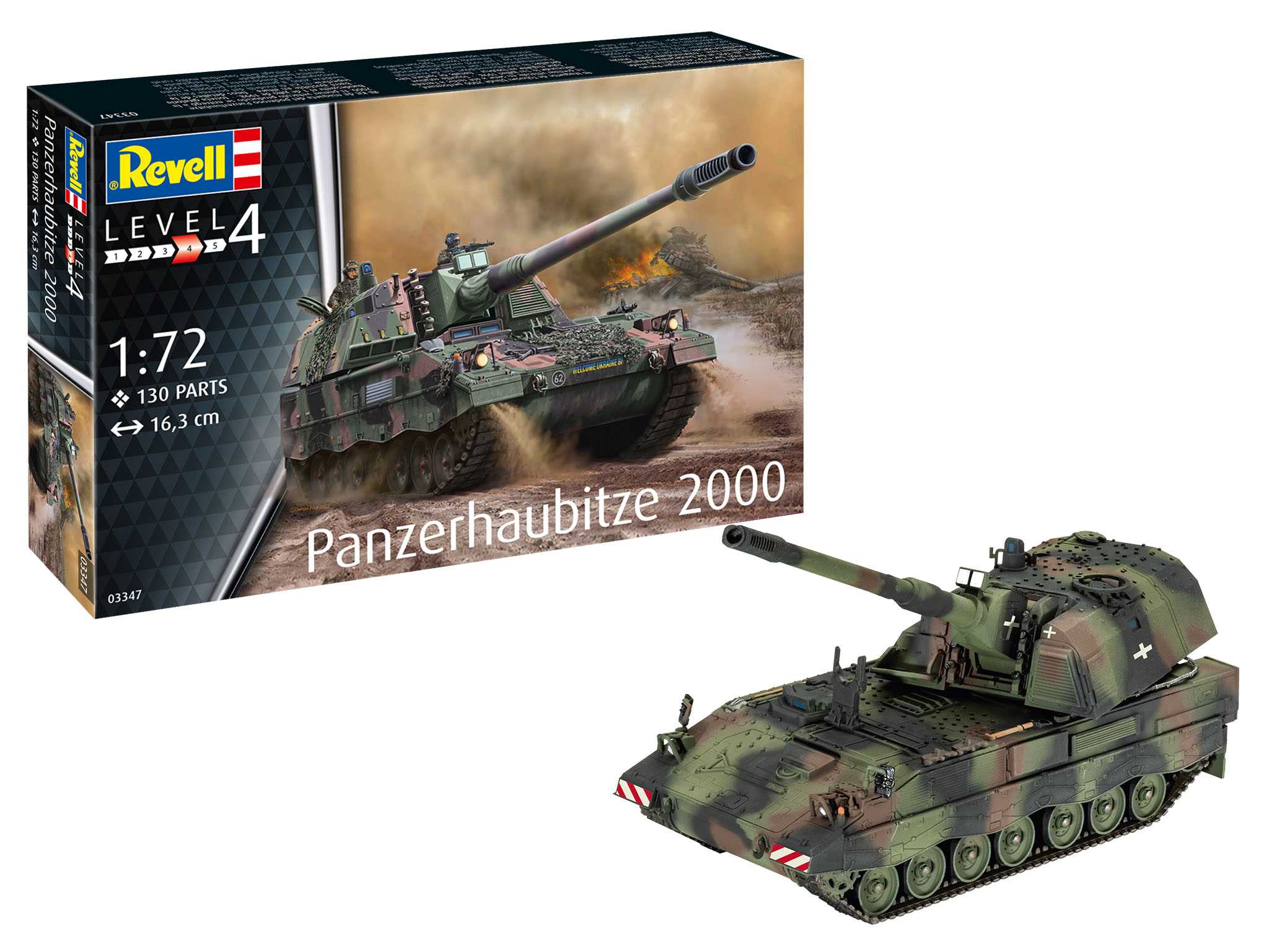 Plastic ModelKit military 03347 - Panzerhaubitze 2000 (1:72)