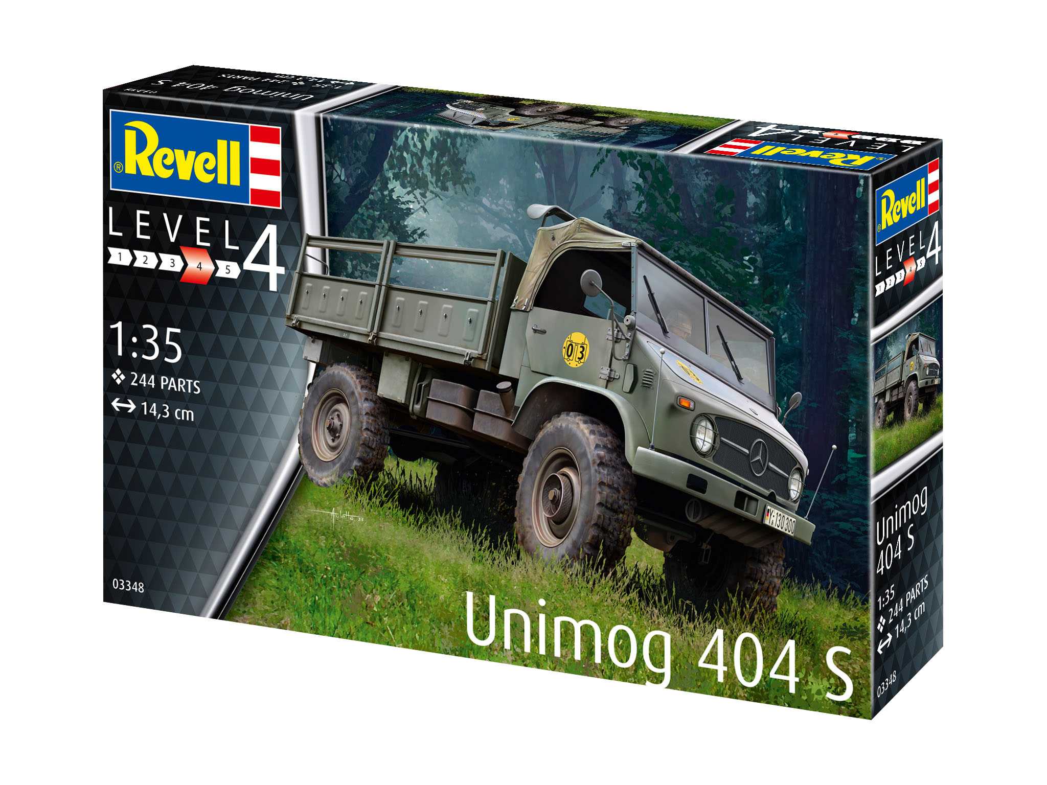 Plastic ModelKit military 03348 - Unimog 404 S (1:35)