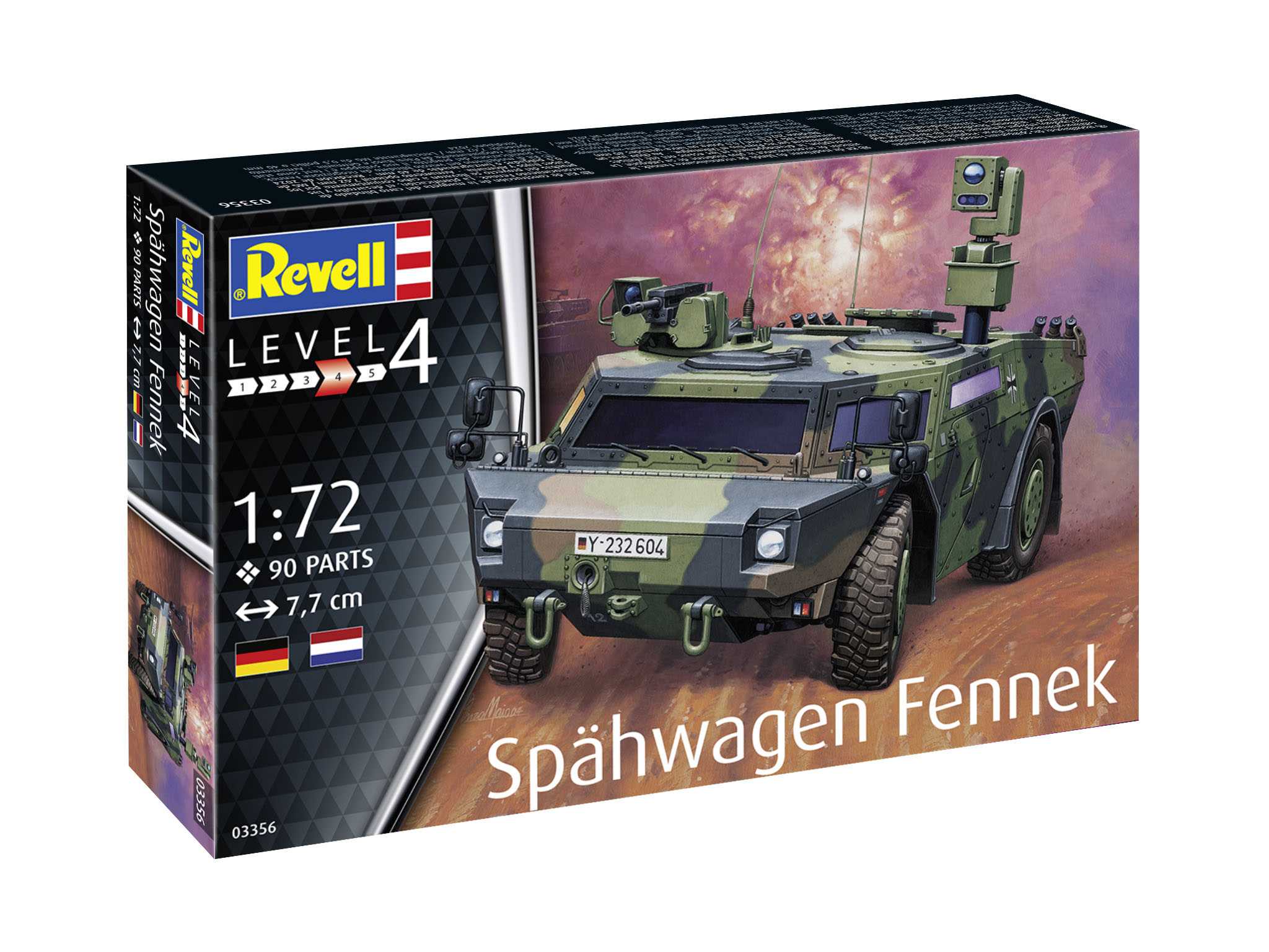 Plastic ModelKit military 03356 - Spähwagen Fennek (1:72) 18-03356