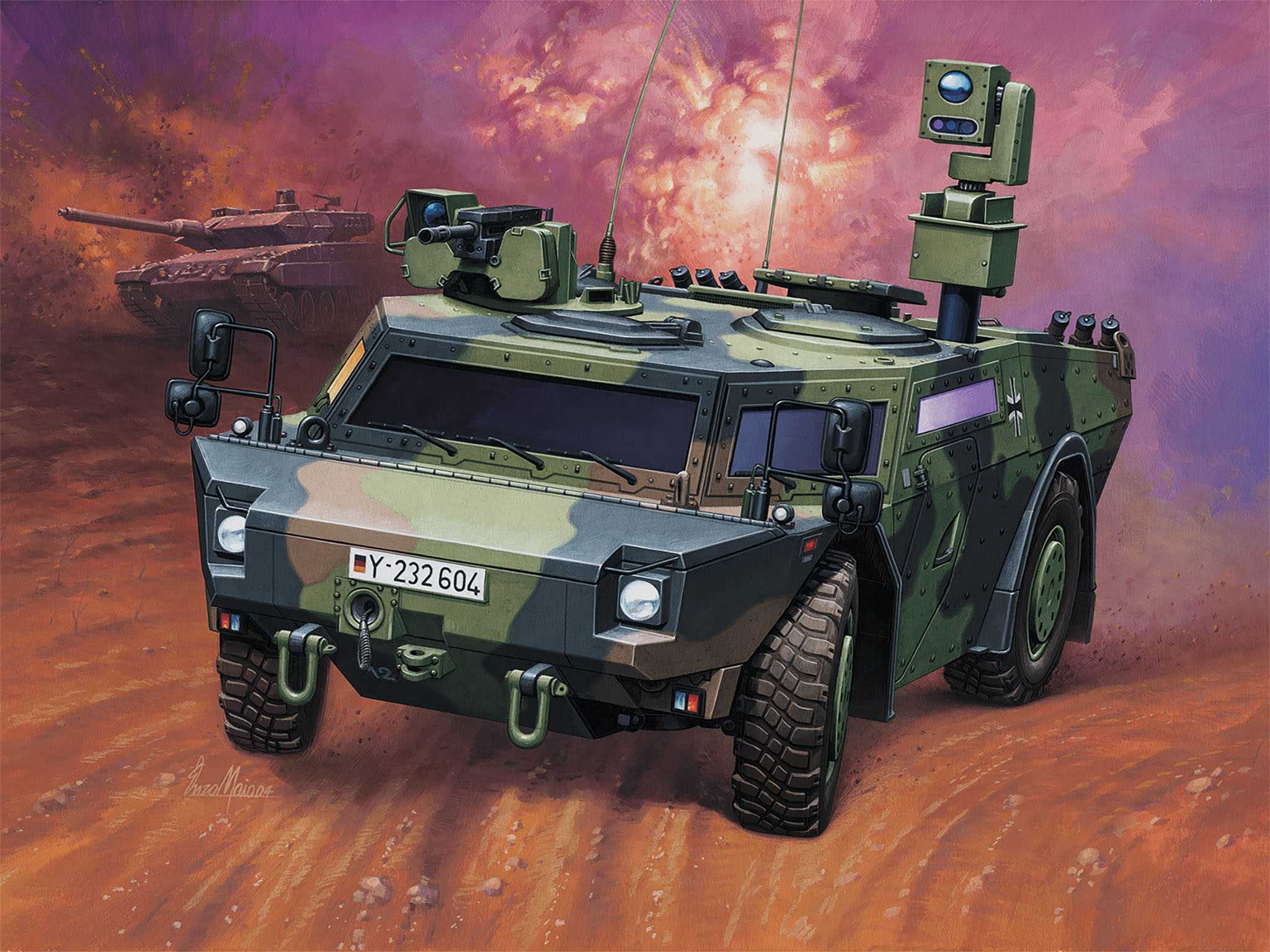 Plastic ModelKit military 03356 - Spähwagen Fennek (1:72)