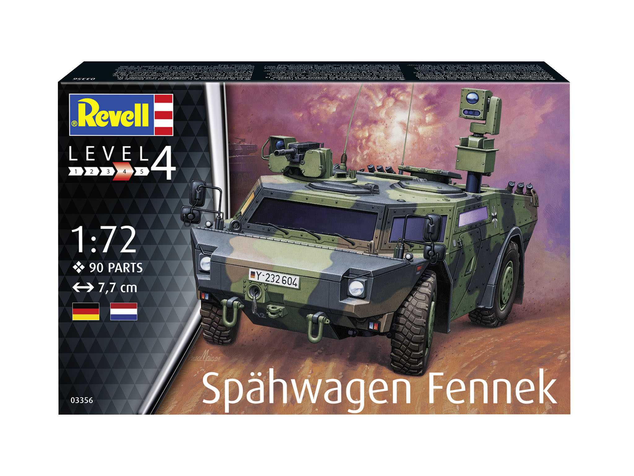 Plastic ModelKit military 03356 - Spähwagen Fennek (1:72)
