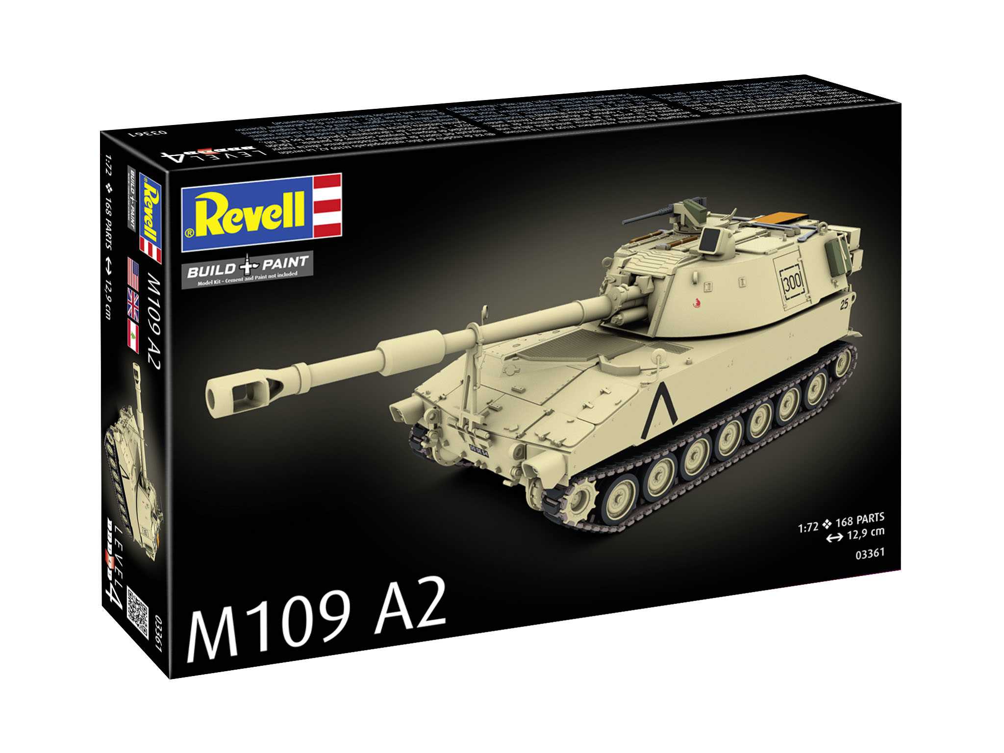 Plastic ModelKit military 03361 - M109 A2 (1:72) 18-03361