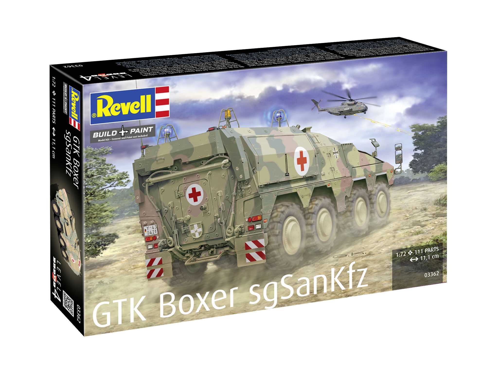 Plastic ModelKit military 03362 - GTK Boxer sgSANKfz (1:72) 18-03362