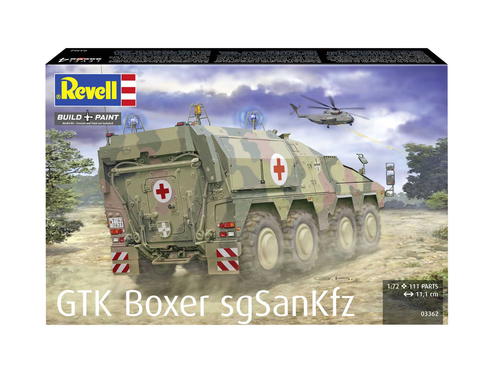 Plastic ModelKit military 03362 - GTK Boxer sgSANKfz (1:72)