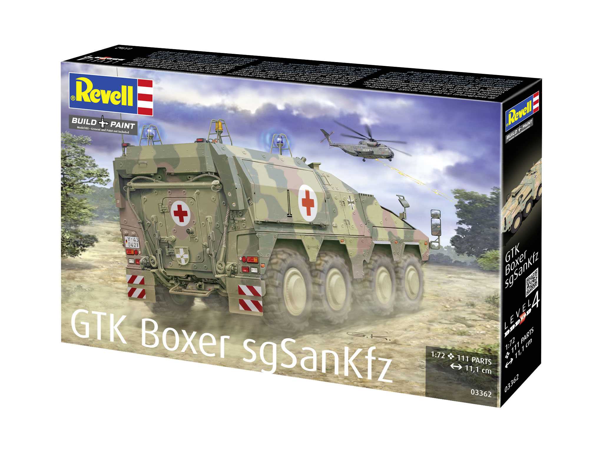 Plastic ModelKit military 03362 - GTK Boxer sgSANKfz (1:72)