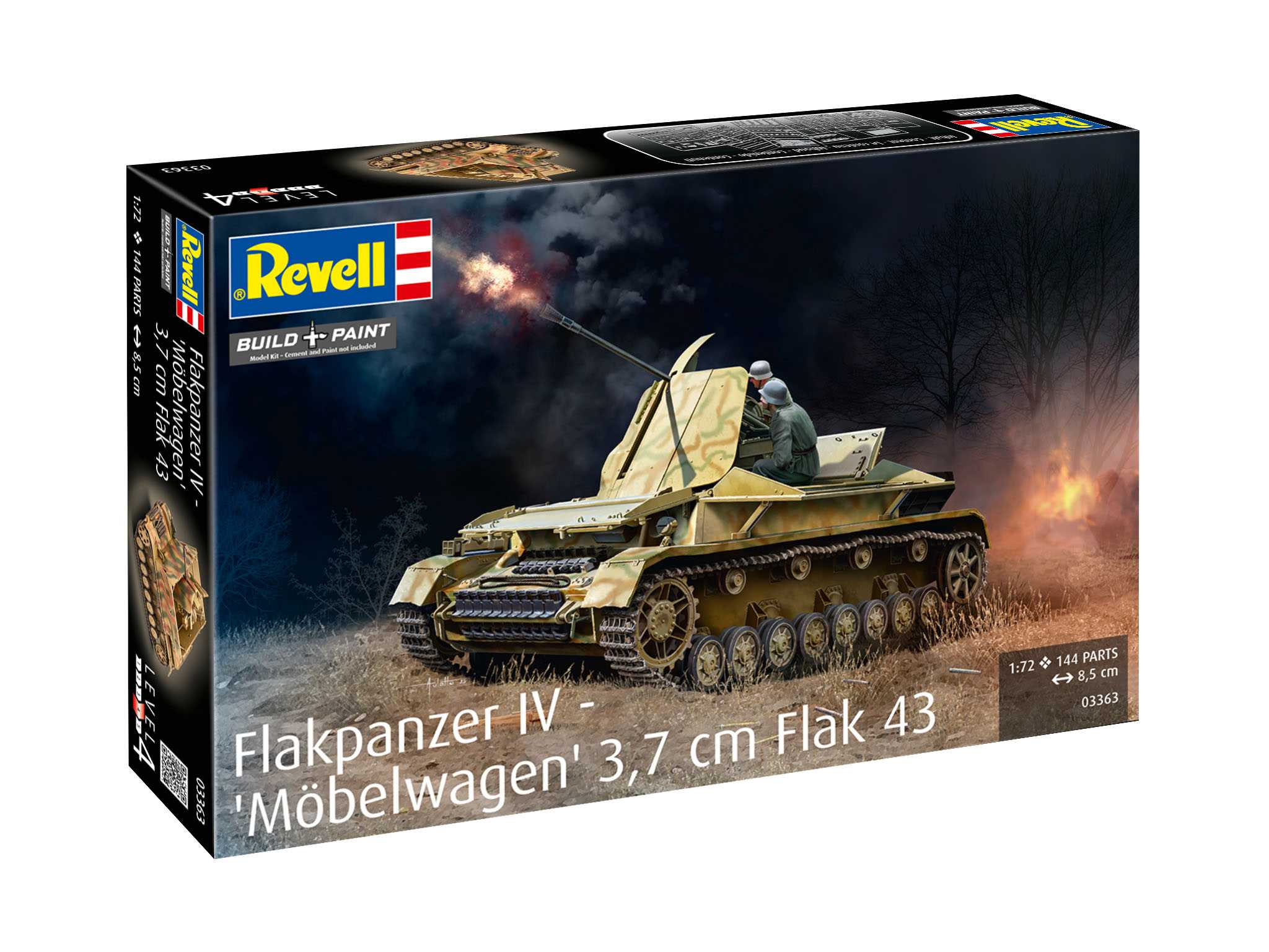 1:72 Flakpanzer IV ″Möbelwagen″ 3.7cm Flak 43