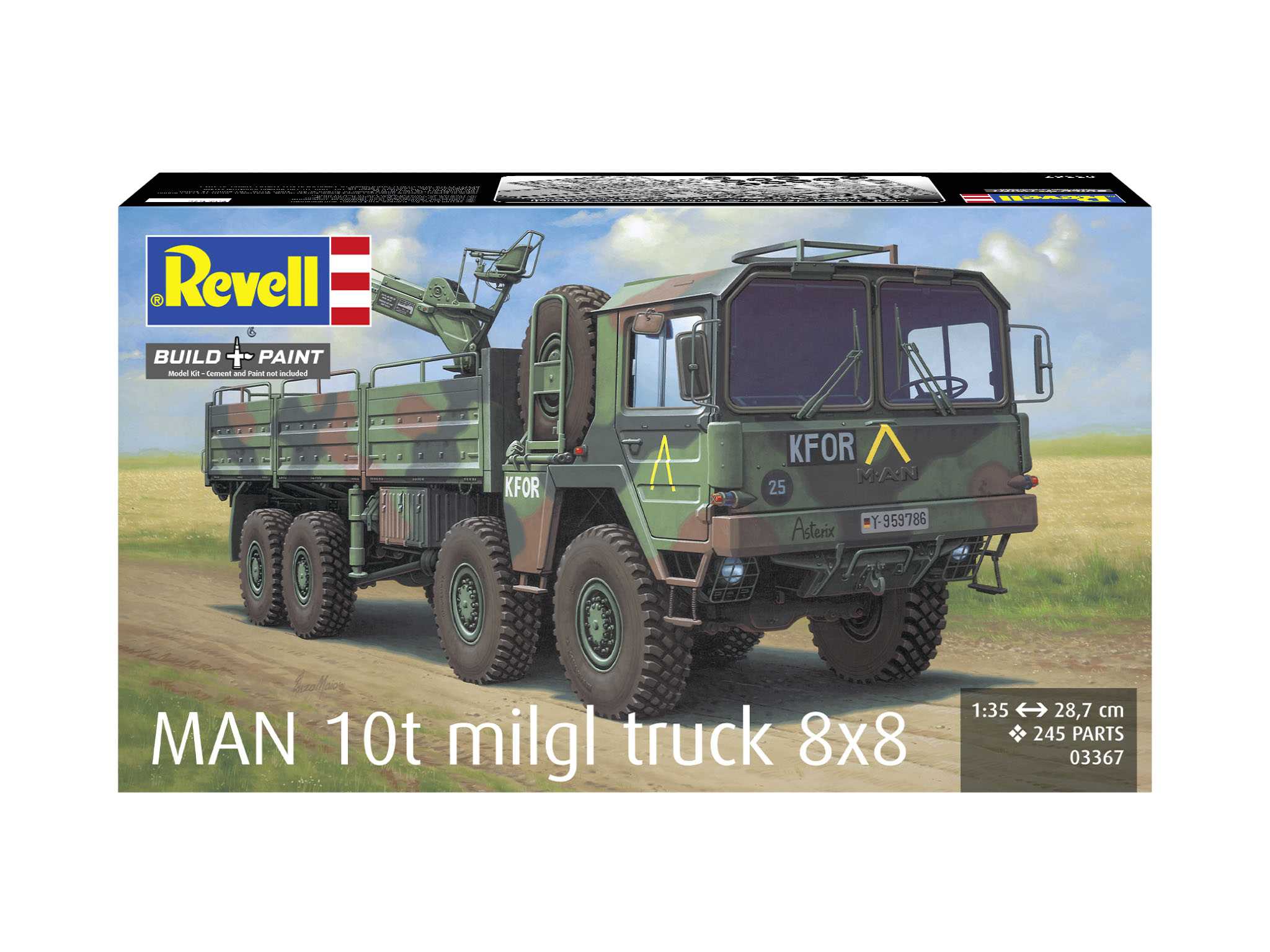 Plastic ModelKit military 03367 - MAN 10t milgl 8x8 Truck (1:35)