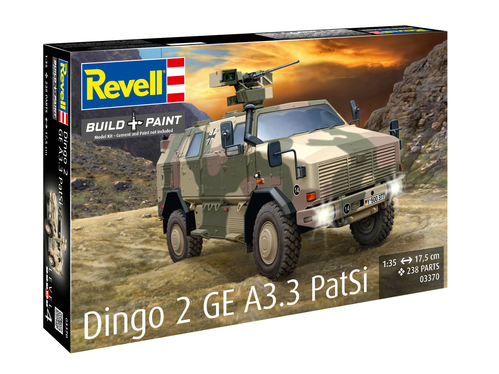 Plastic ModelKit military 03370 - Dingo 2 GE A3.3 PatSi (1:35)