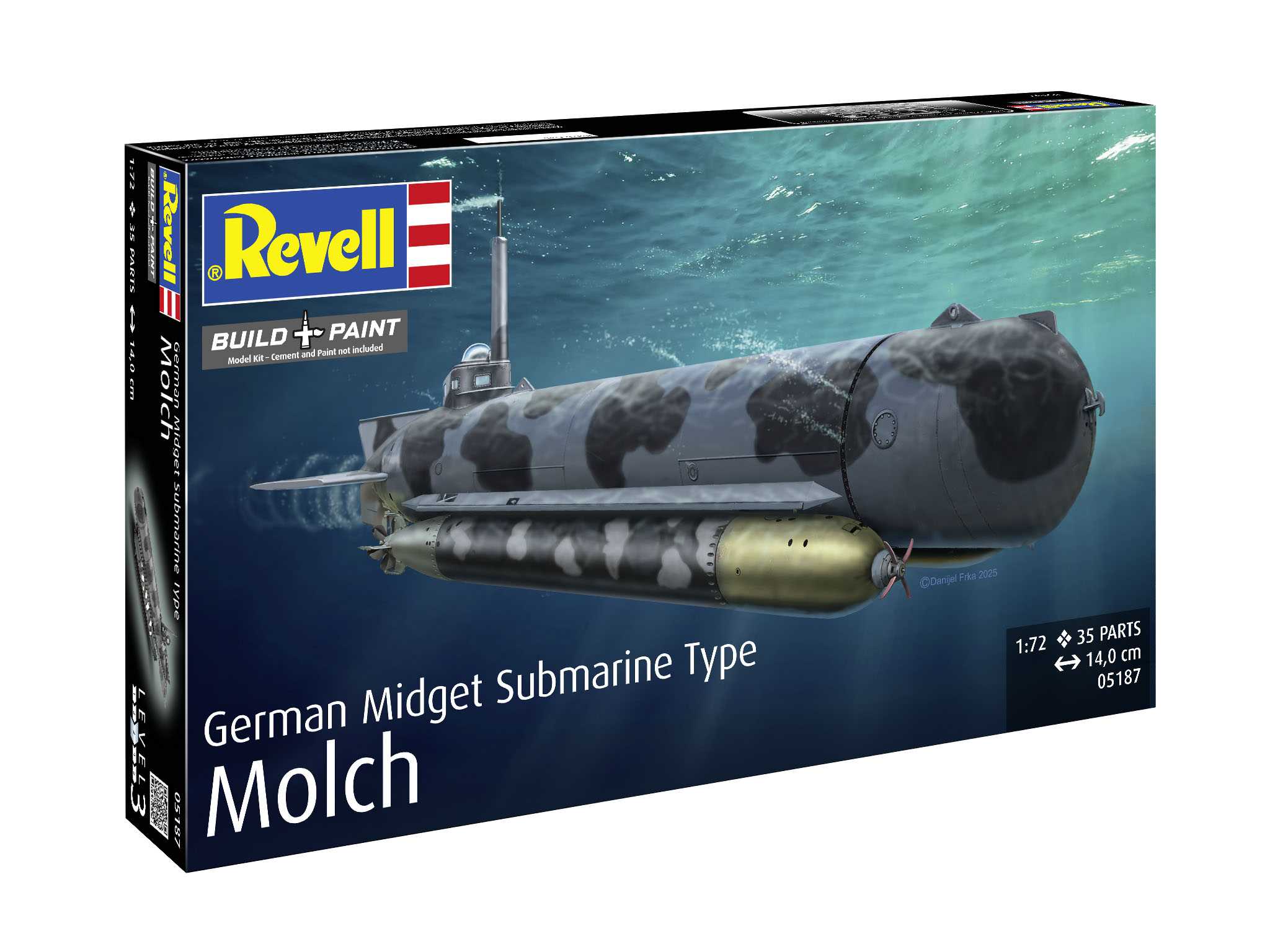 1:72 German Midget Submarine Type Molch