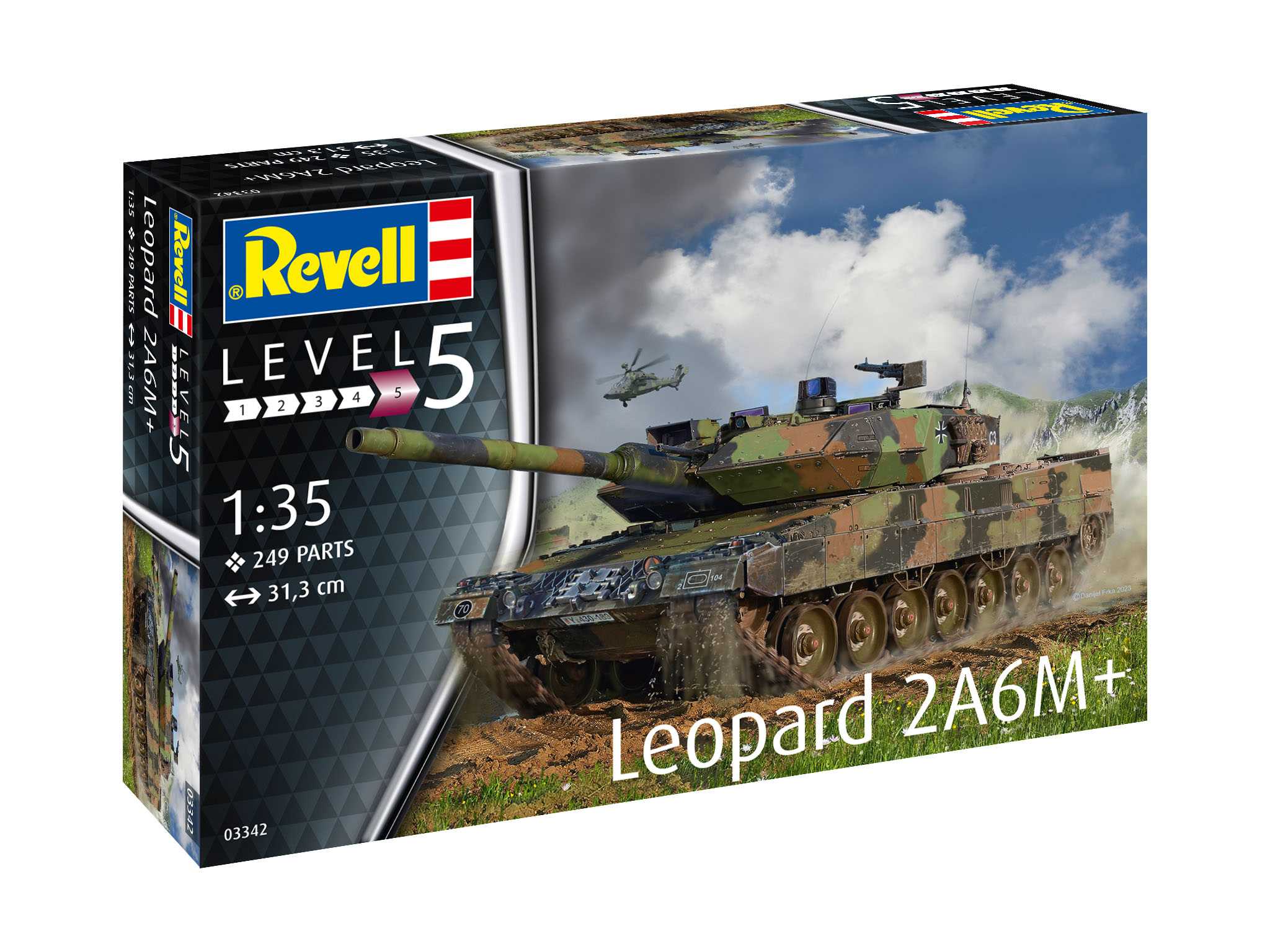 Plastic ModelKit tank 03342 - Leopard 2 A6M+ (1:35) 18-03342