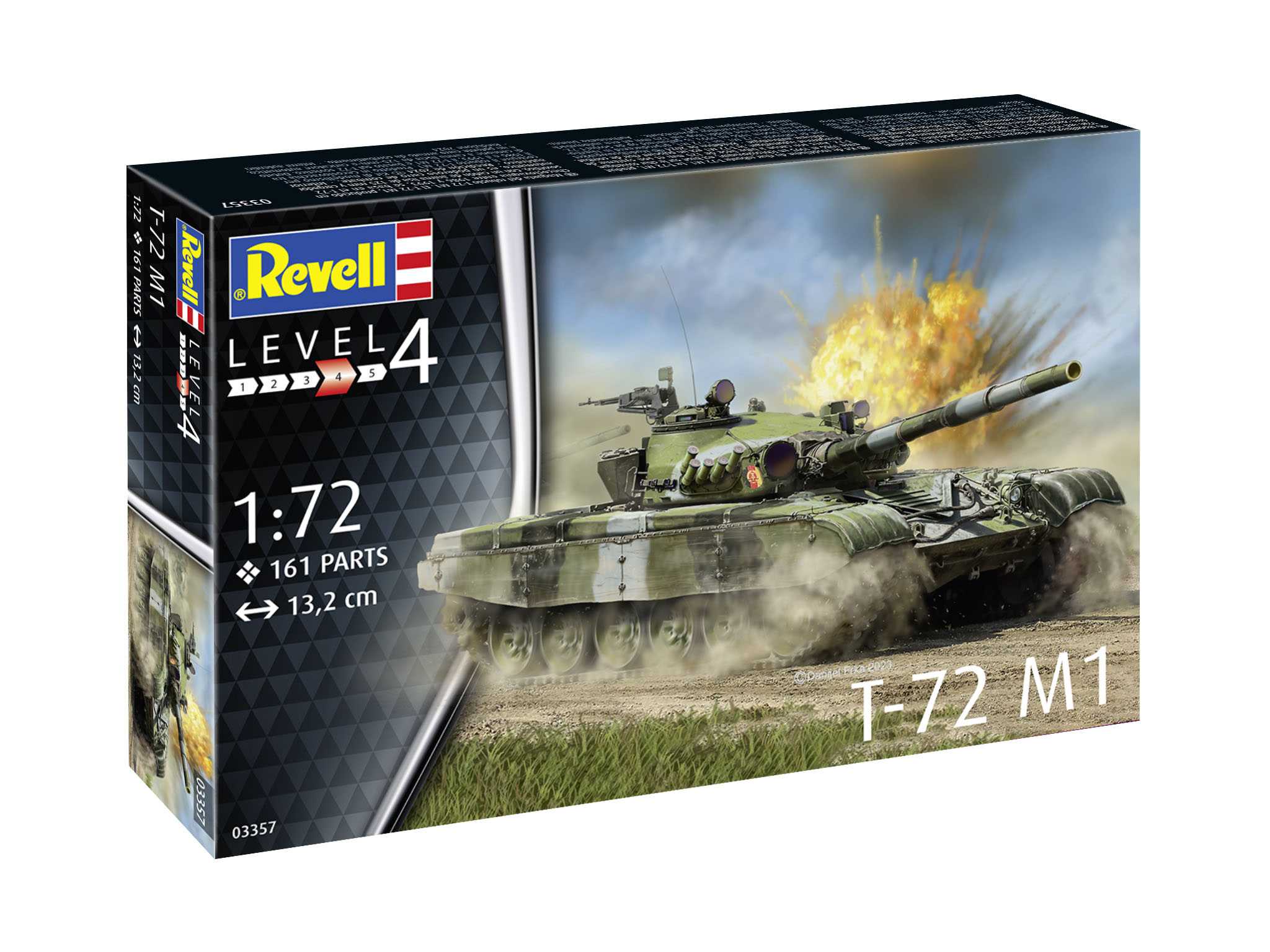 Plastic ModelKit tank 03357 - T-72 M1 (1:72) 18-03357