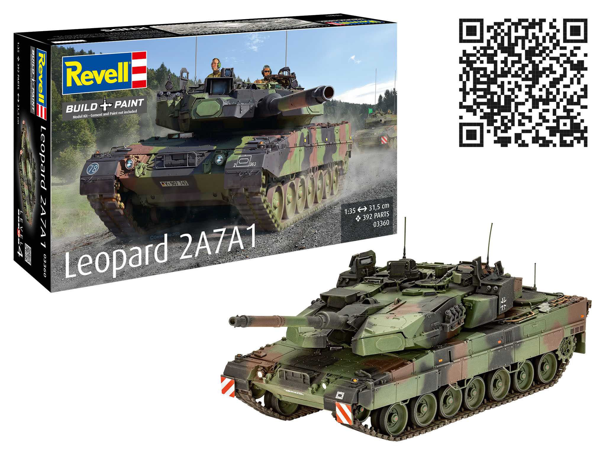 Plastic ModelKit tank 03360 - Leopard 2A7A1 (1:35)