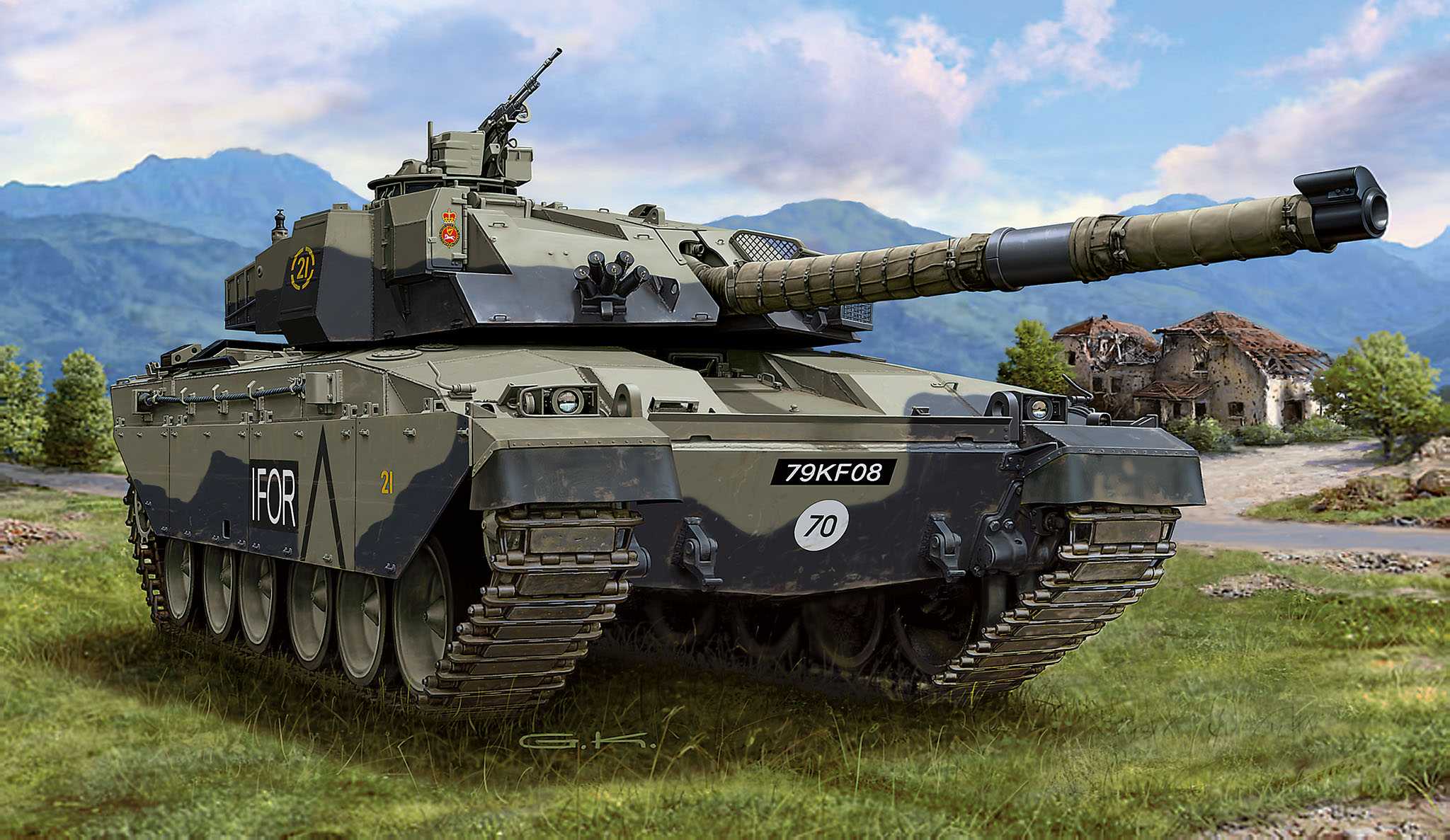 Plastic ModelKit tank 03365 - Challenger 1 (1:72)