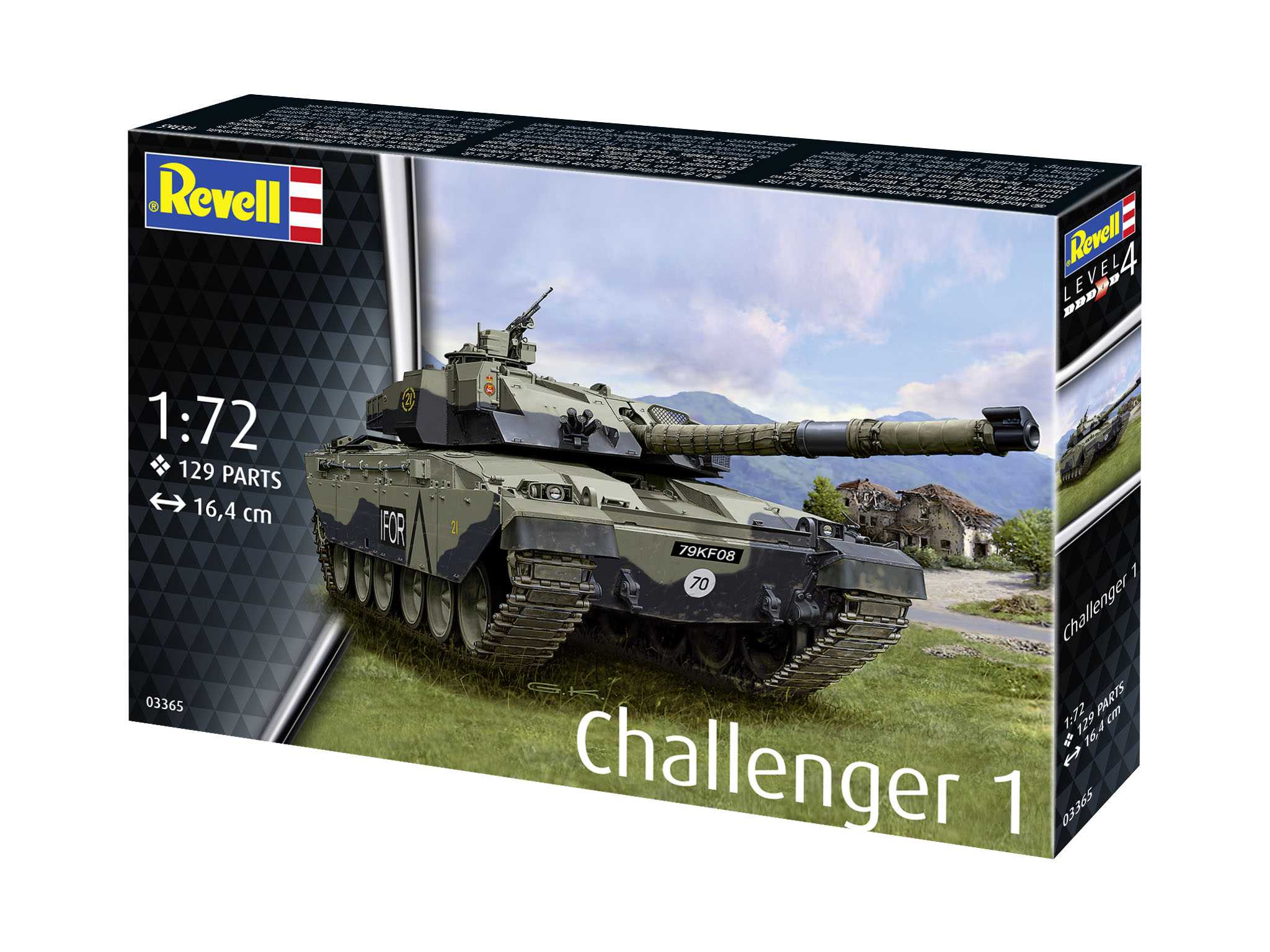 Plastic ModelKit tank 03365 - Challenger 1 (1:72)