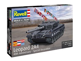 Plastic ModelKit tank 03368 - Leopard 2A4 - Special Decoration 40th Anniversary (1:35)